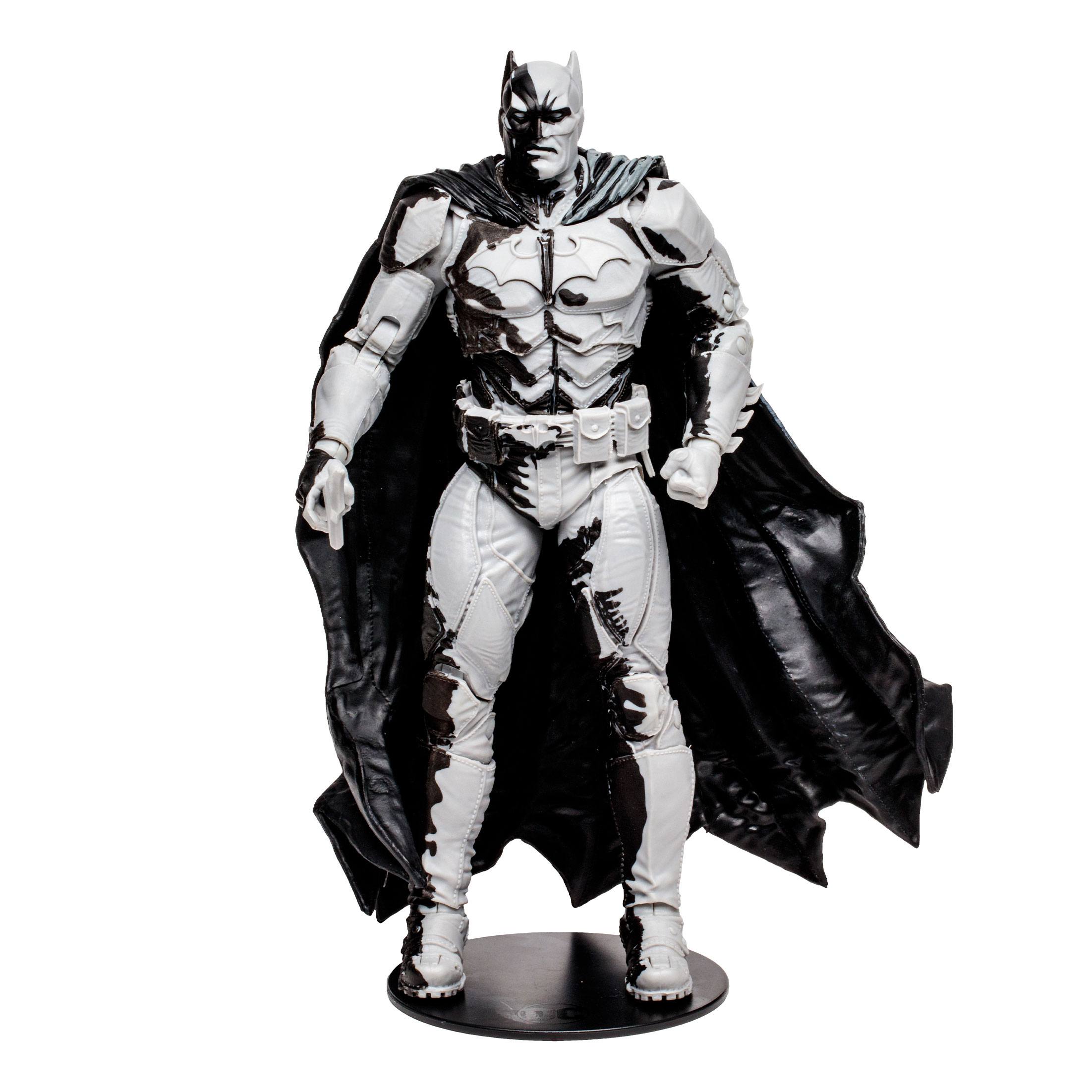 DC Page Punchers: Batman Line Art Variant (SDCC) - Actionfigur & Comic - 7 inch-Actionfiguren-McFarlane Toys-Mighty Underground