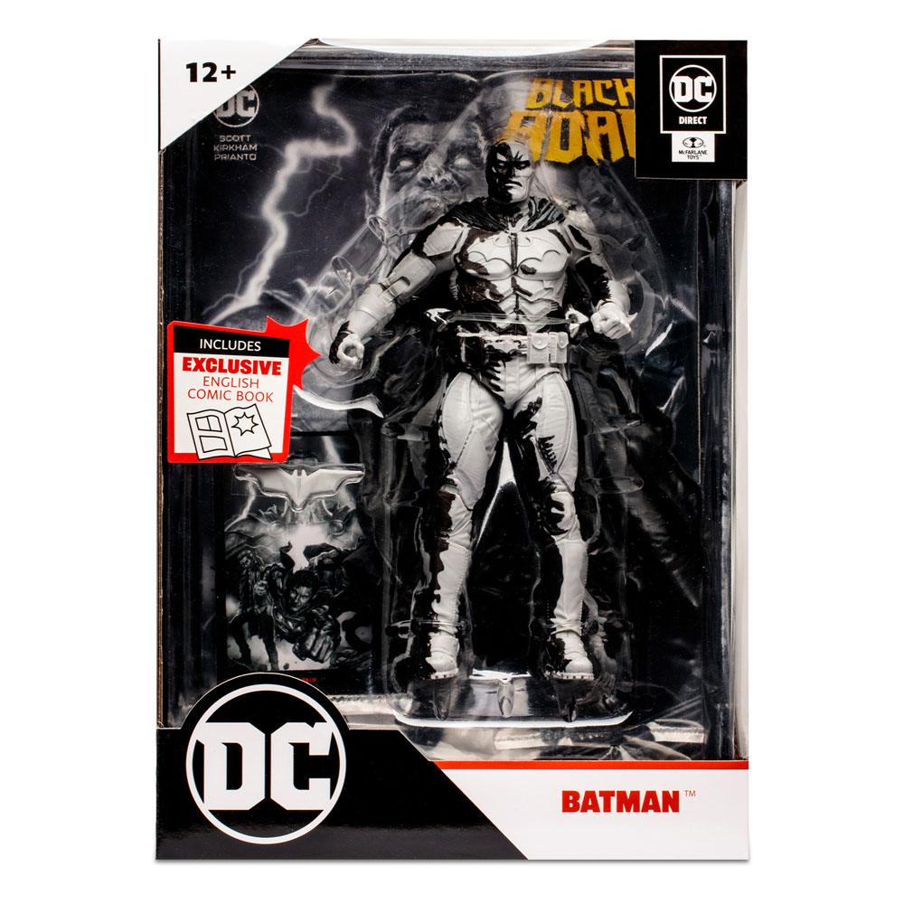 DC Page Punchers: Batman Line Art Variant (SDCC) - Actionfigur & Comic - 7 inch-Actionfiguren-McFarlane Toys-Mighty Underground