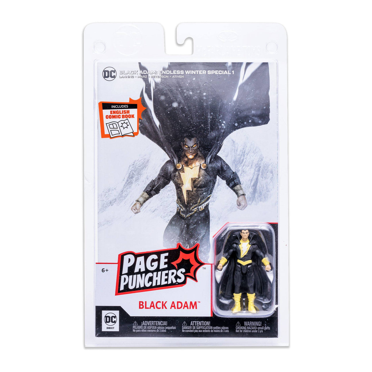 DC Page Punchers: Black Adam (Endless Winter) - Actionfigur & Comic-Actionfiguren-McFarlane Toys-Mighty Underground