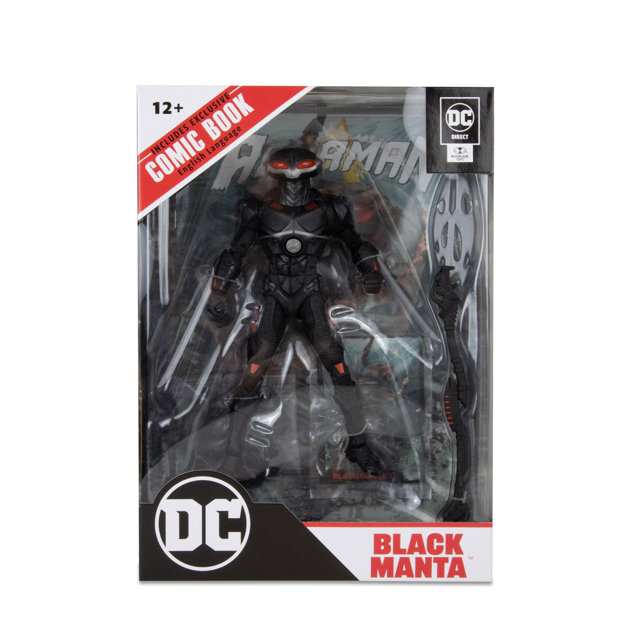 DC Page Punchers: Black Manta (Aquaman) - Actionfigur & Comic - 7 inch-Actionfiguren-McFarlane Toys-Mighty Underground