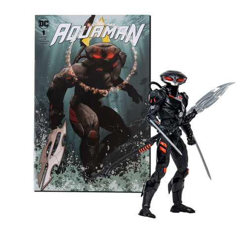 DC Page Punchers: Black Manta (Aquaman) - Actionfigur & Comic - 7 inch-Actionfiguren-McFarlane Toys-Mighty Underground