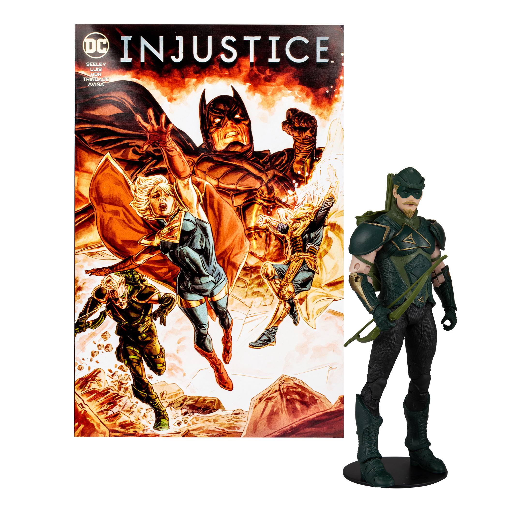 DC Page Punchers: Green Arrow (Injustice 2) - Actionfigur & Comic - 7 inch-Actionfiguren-McFarlane Toys-Mighty Underground