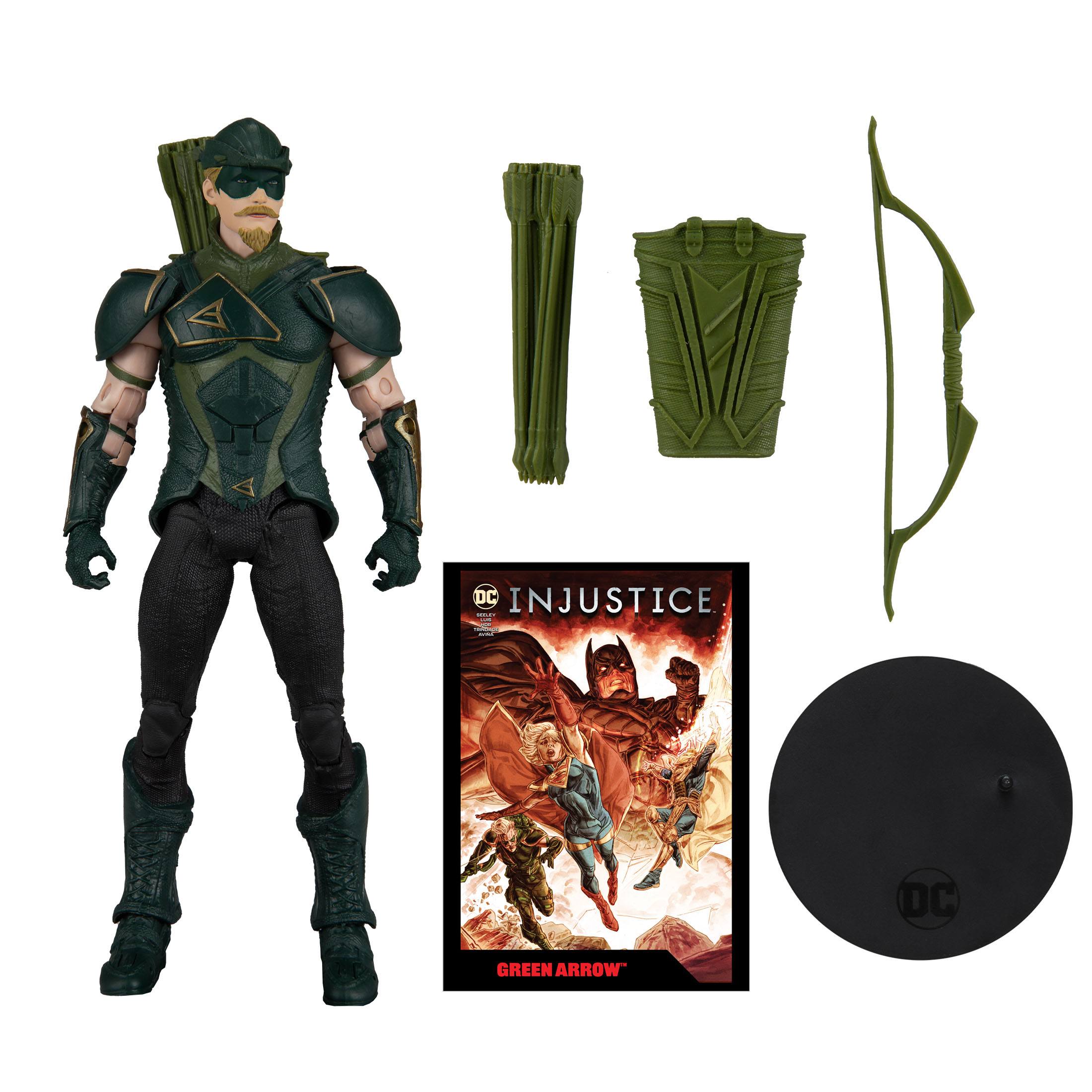 DC Page Punchers: Green Arrow (Injustice 2) - Actionfigur & Comic - 7 inch-Actionfiguren-McFarlane Toys-Mighty Underground