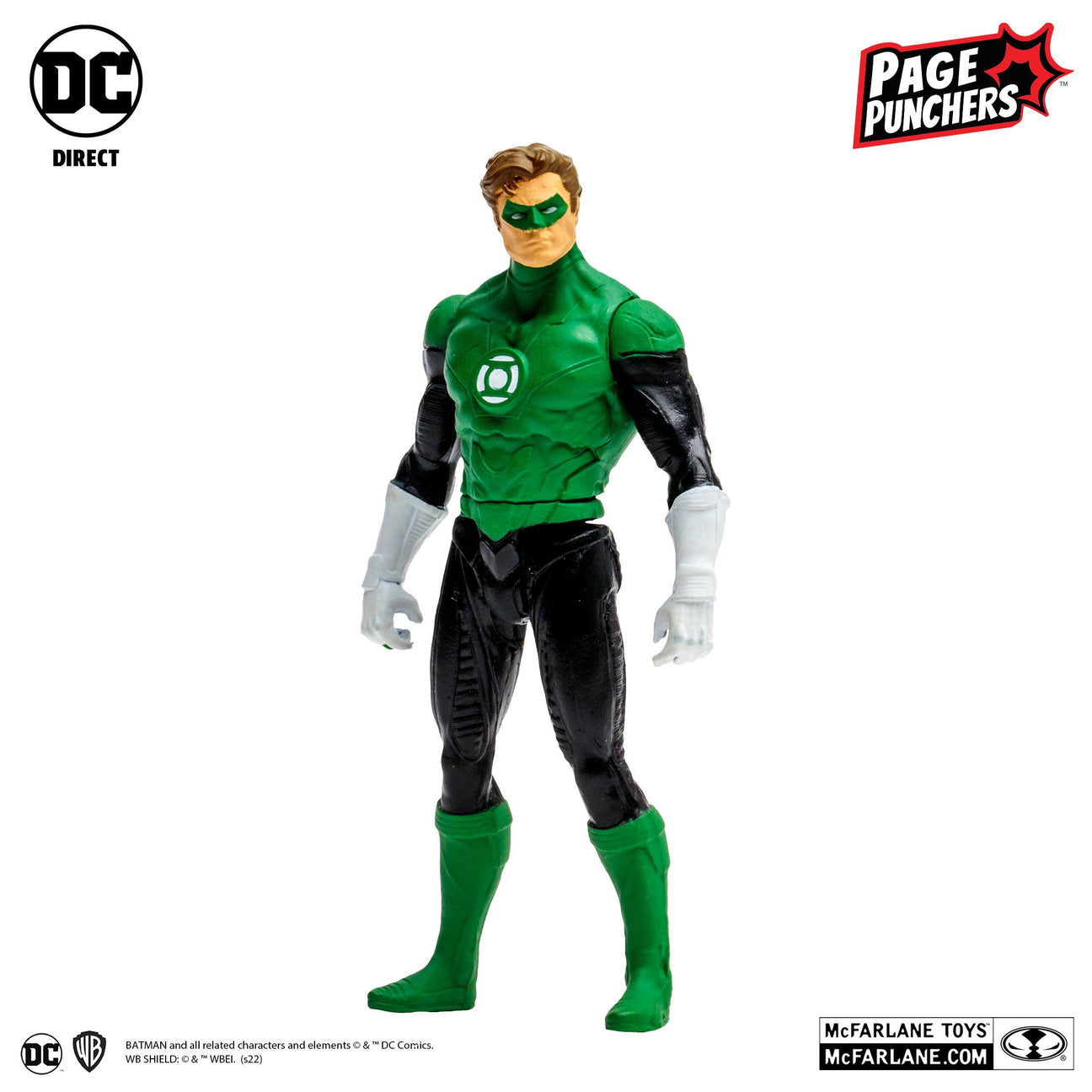DC Page Punchers: Green Lantern (Hal Jordan) - Actionfigur & Comic - 8 cm-Actionfiguren-McFarlane Toys-Mighty Underground