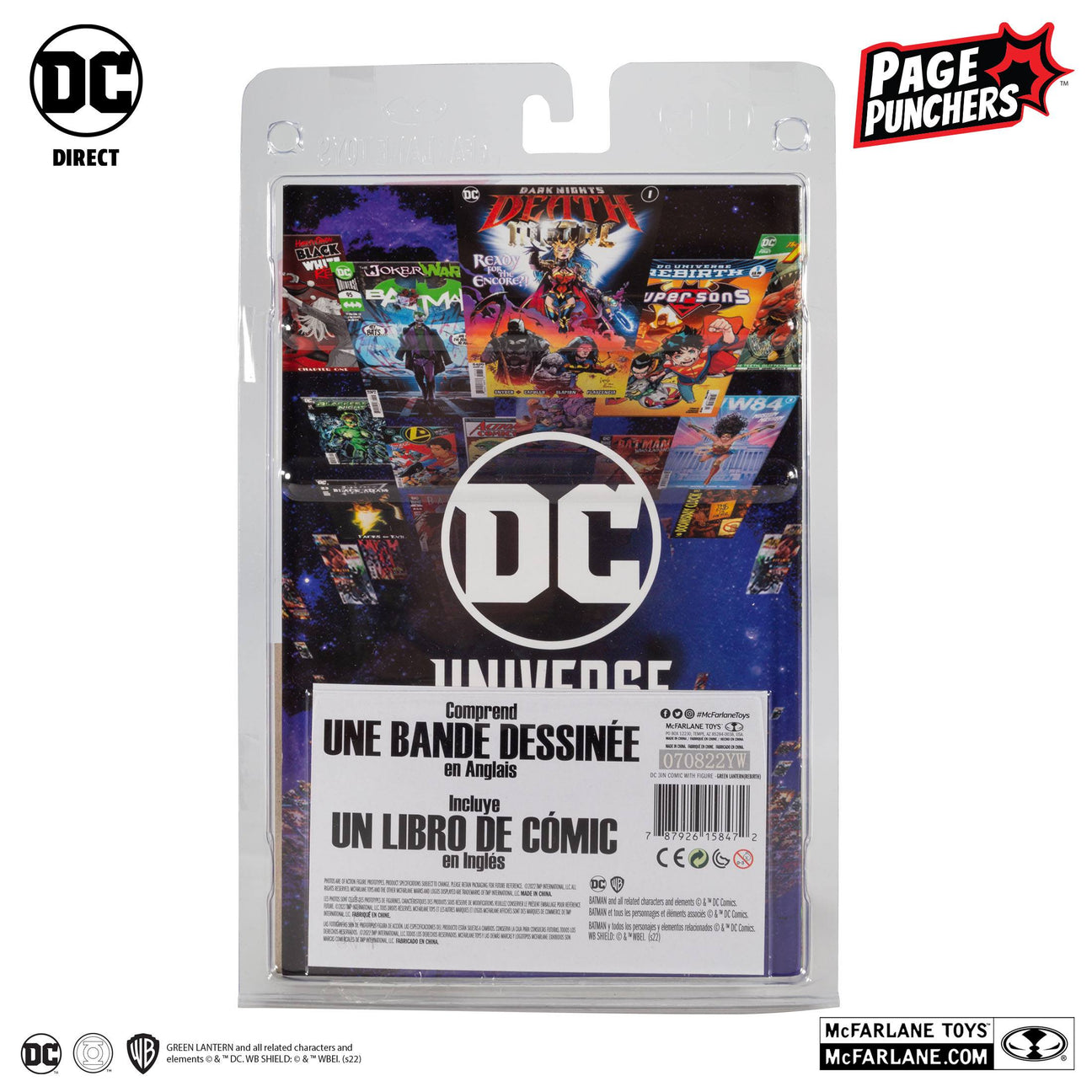 DC Page Punchers: Green Lantern (Hal Jordan) - Actionfigur & Comic - 8 cm-Actionfiguren-McFarlane Toys-Mighty Underground