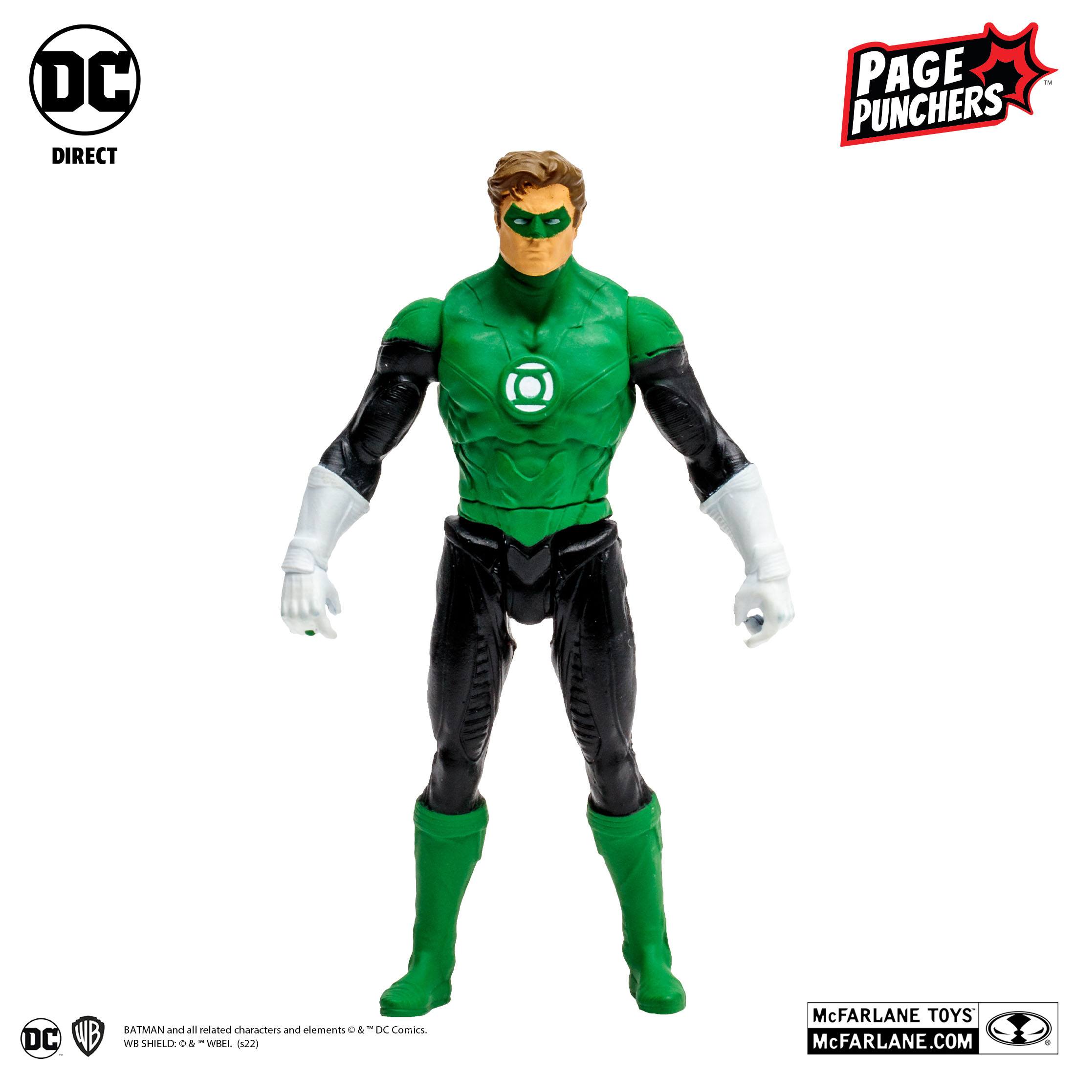 DC Page Punchers: Green Lantern (Hal Jordan) - Actionfigur & Comic - 8 cm-Actionfiguren-McFarlane Toys-Mighty Underground