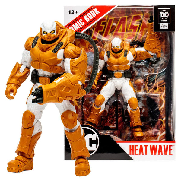 DC Page Punchers: Heatwave (The Flash Comic) - Actionfigur & Comic - 7 inch-Actionfiguren-McFarlane Toys-Mighty Underground
