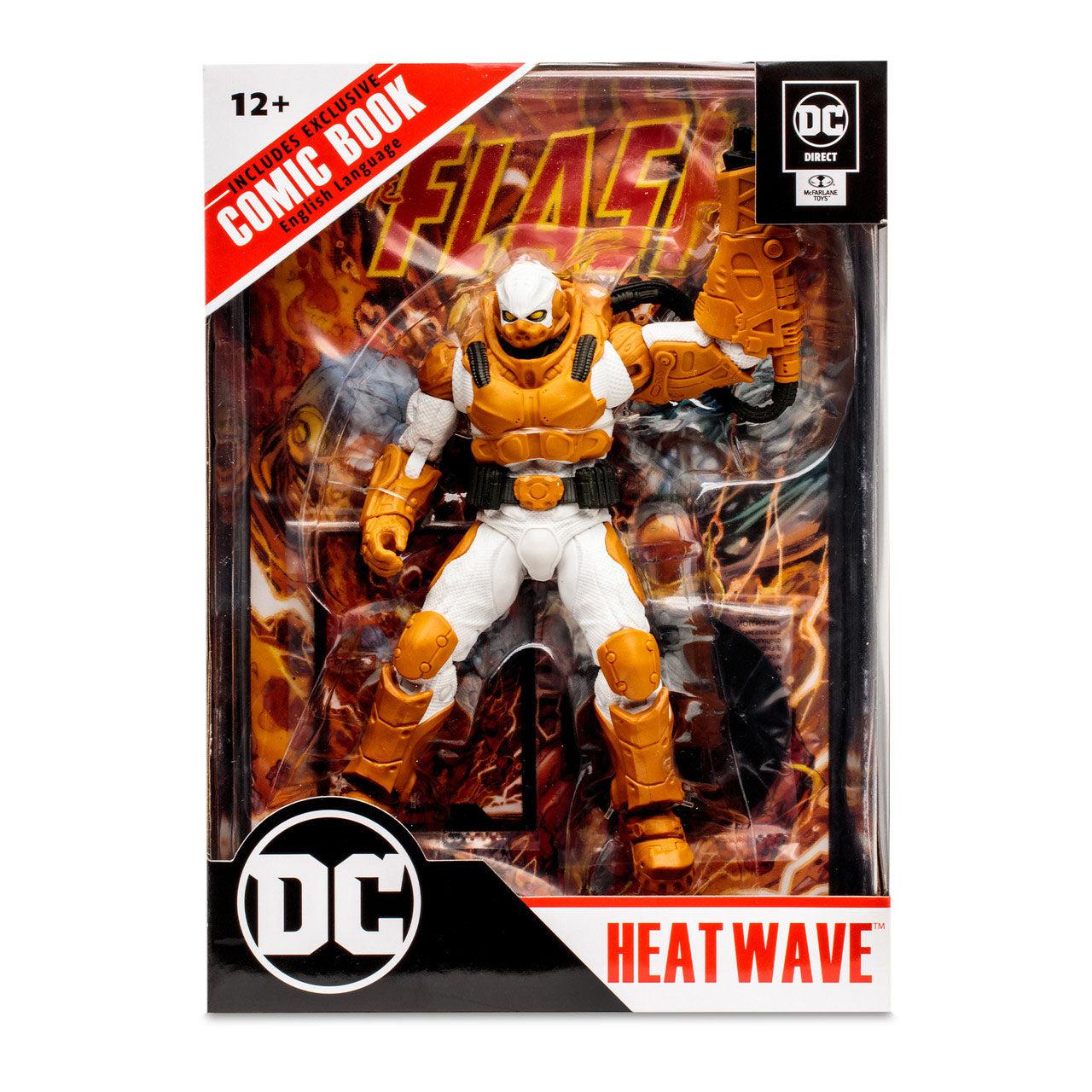 DC Page Punchers: Heatwave (The Flash Comic) - Actionfigur & Comic - 7 inch-Actionfiguren-McFarlane Toys-Mighty Underground