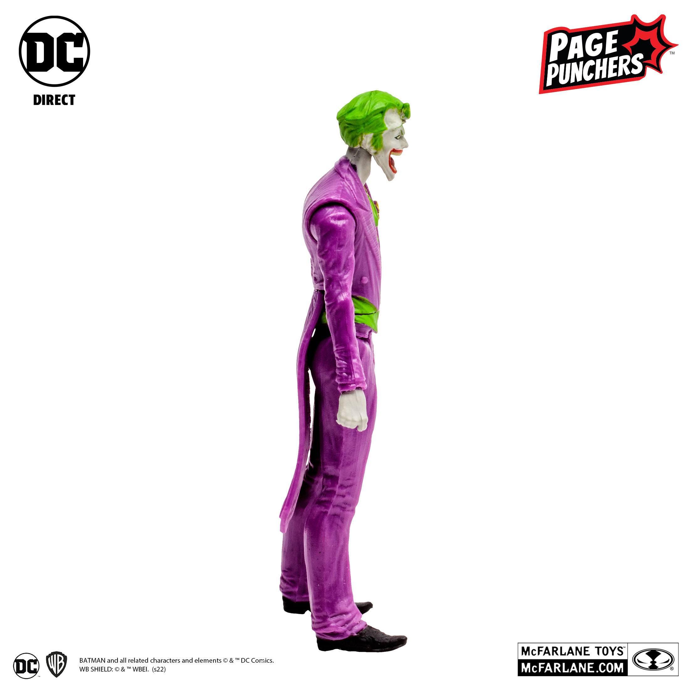 DC Page Punchers: Joker (DC Rebirth) - Actionfigur & Comic - 8 cm-Actionfiguren-McFarlane Toys-Mighty Underground