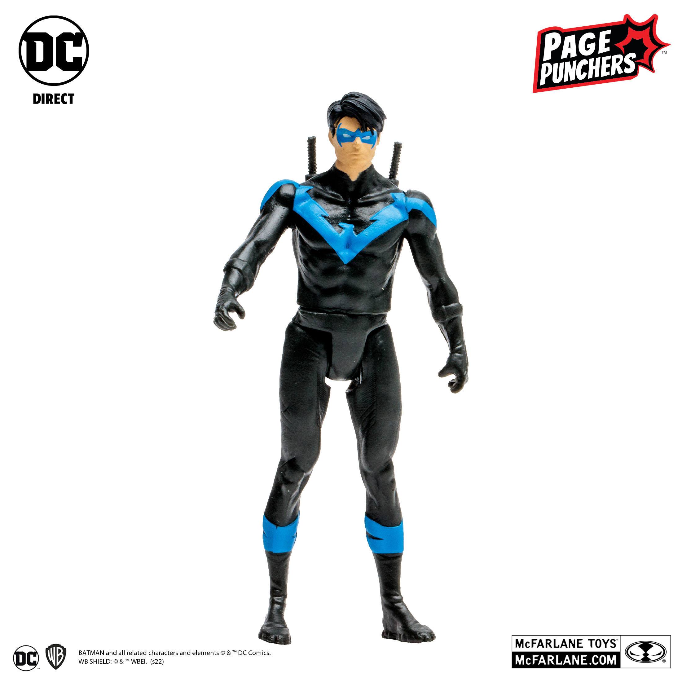 DC Page Punchers: Nightwing (DC Rebirth) - Actionfigur & Comic - 8 cm-Actionfiguren-McFarlane Toys-Mighty Underground