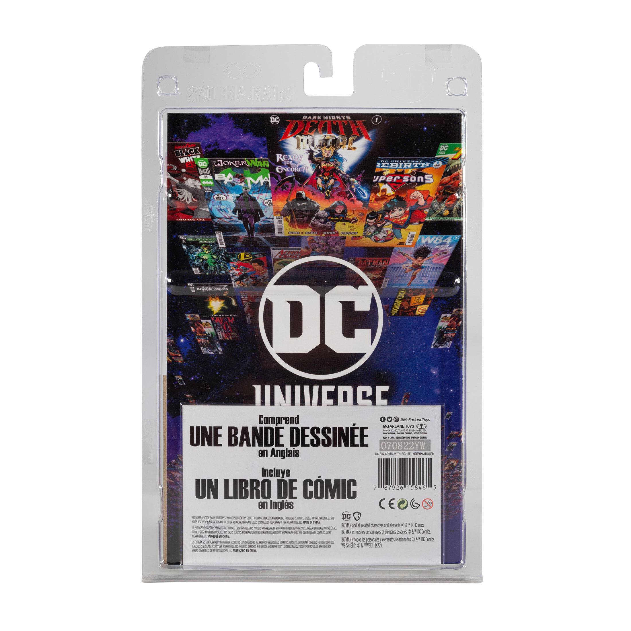 DC Page Punchers: Nightwing (DC Rebirth) - Actionfigur & Comic - 8 cm-Actionfiguren-McFarlane Toys-Mighty Underground