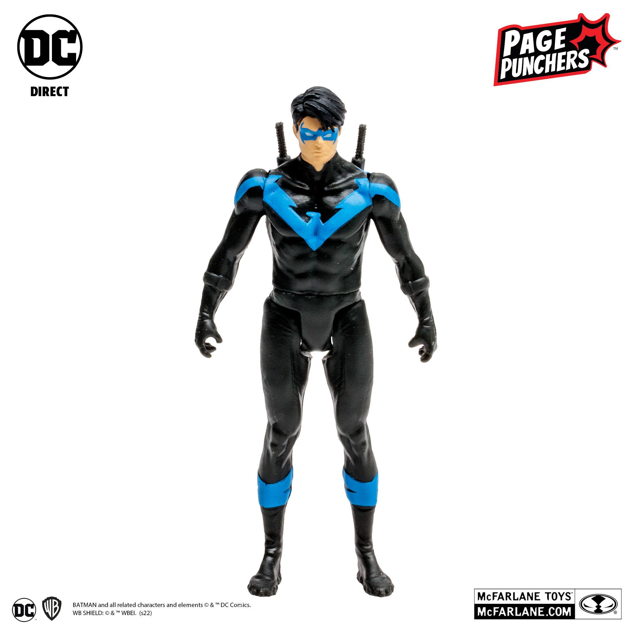 DC Page Punchers: Nightwing (DC Rebirth) - Actionfigur & Comic - 8 cm-Actionfiguren-McFarlane Toys-Mighty Underground