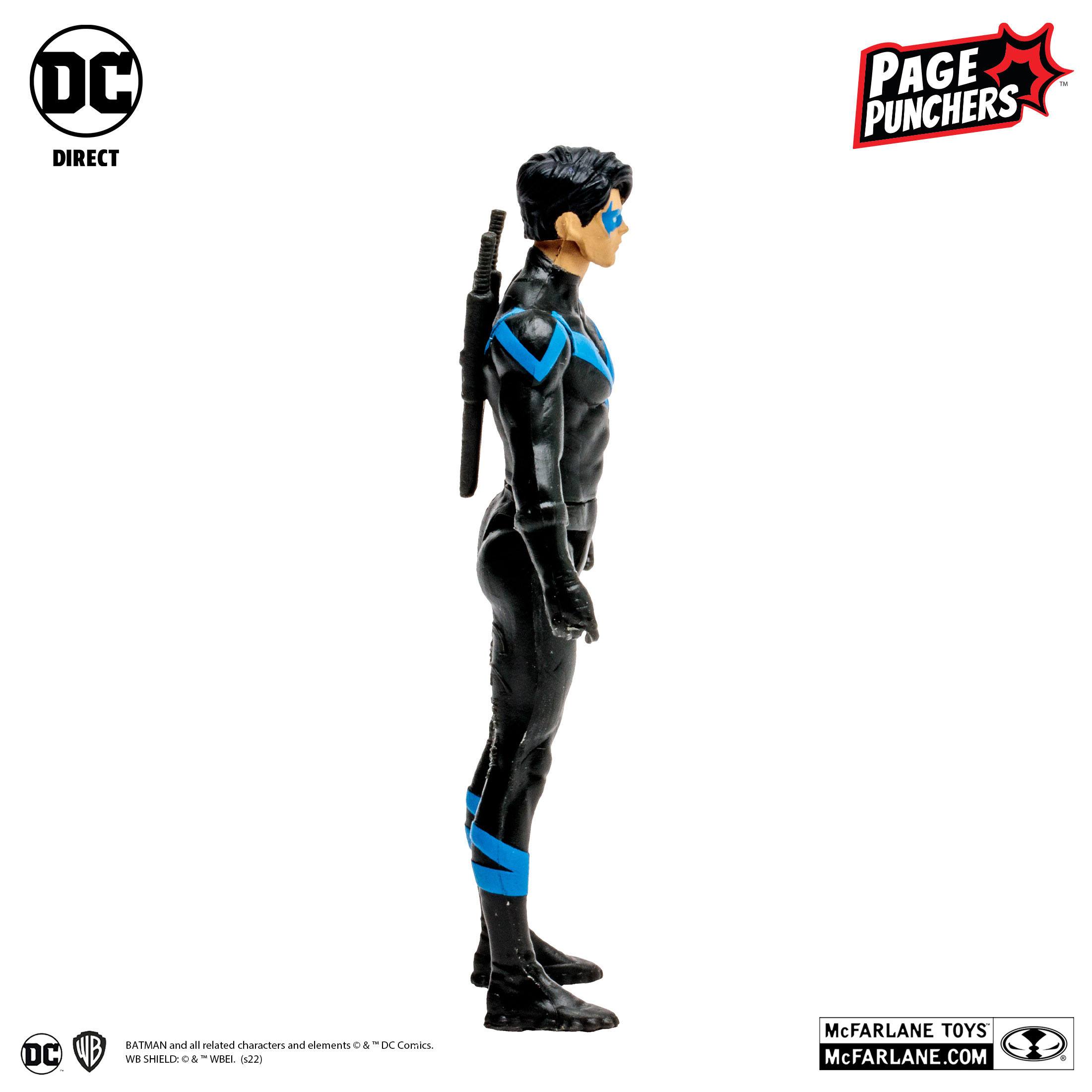 DC Page Punchers: Nightwing (DC Rebirth) - Actionfigur & Comic - 8 cm-Actionfiguren-McFarlane Toys-Mighty Underground