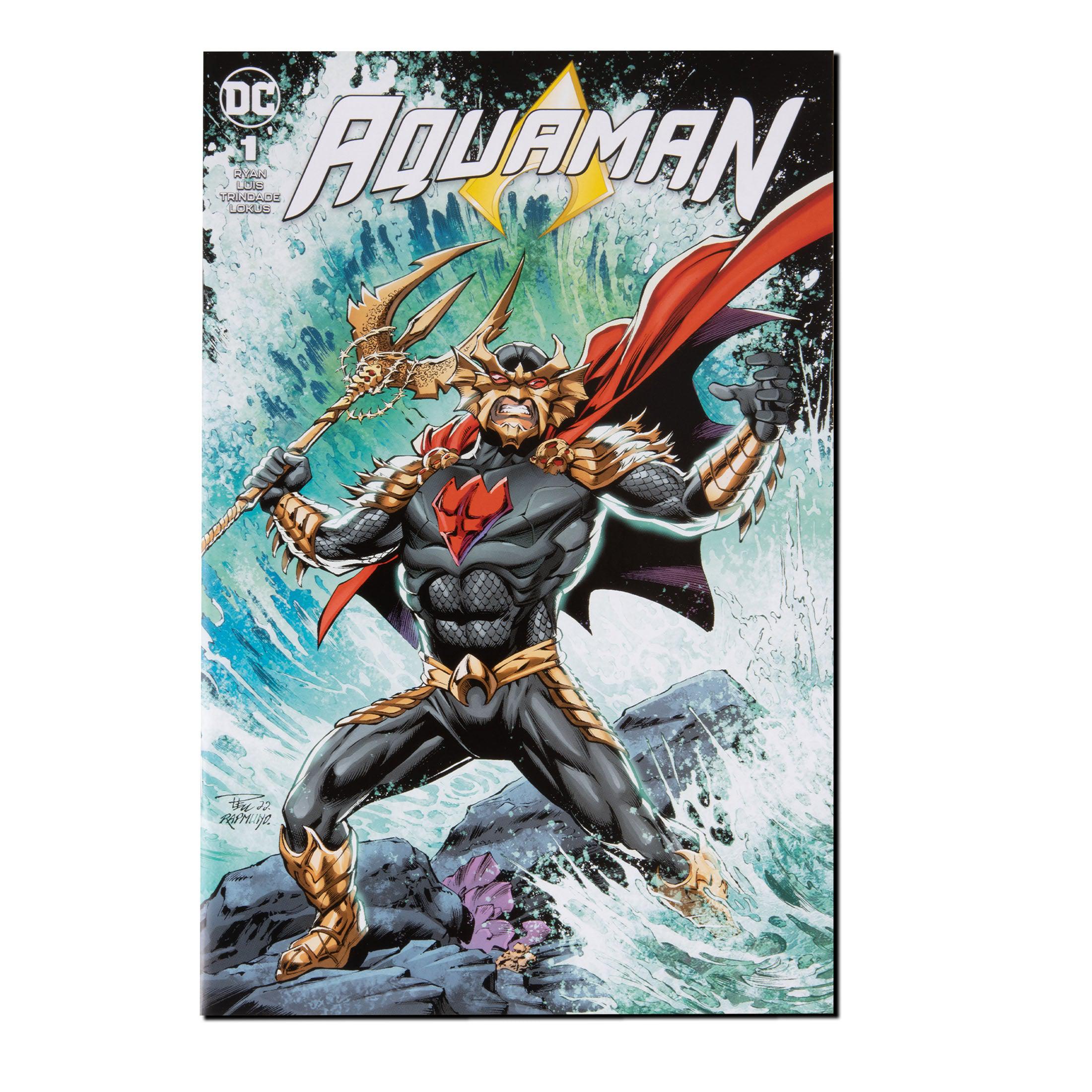 DC Page Punchers: Ocean Master (Aquaman) - Actionfigur & Comic - 7 inch-Actionfiguren-McFarlane Toys-Mighty Underground