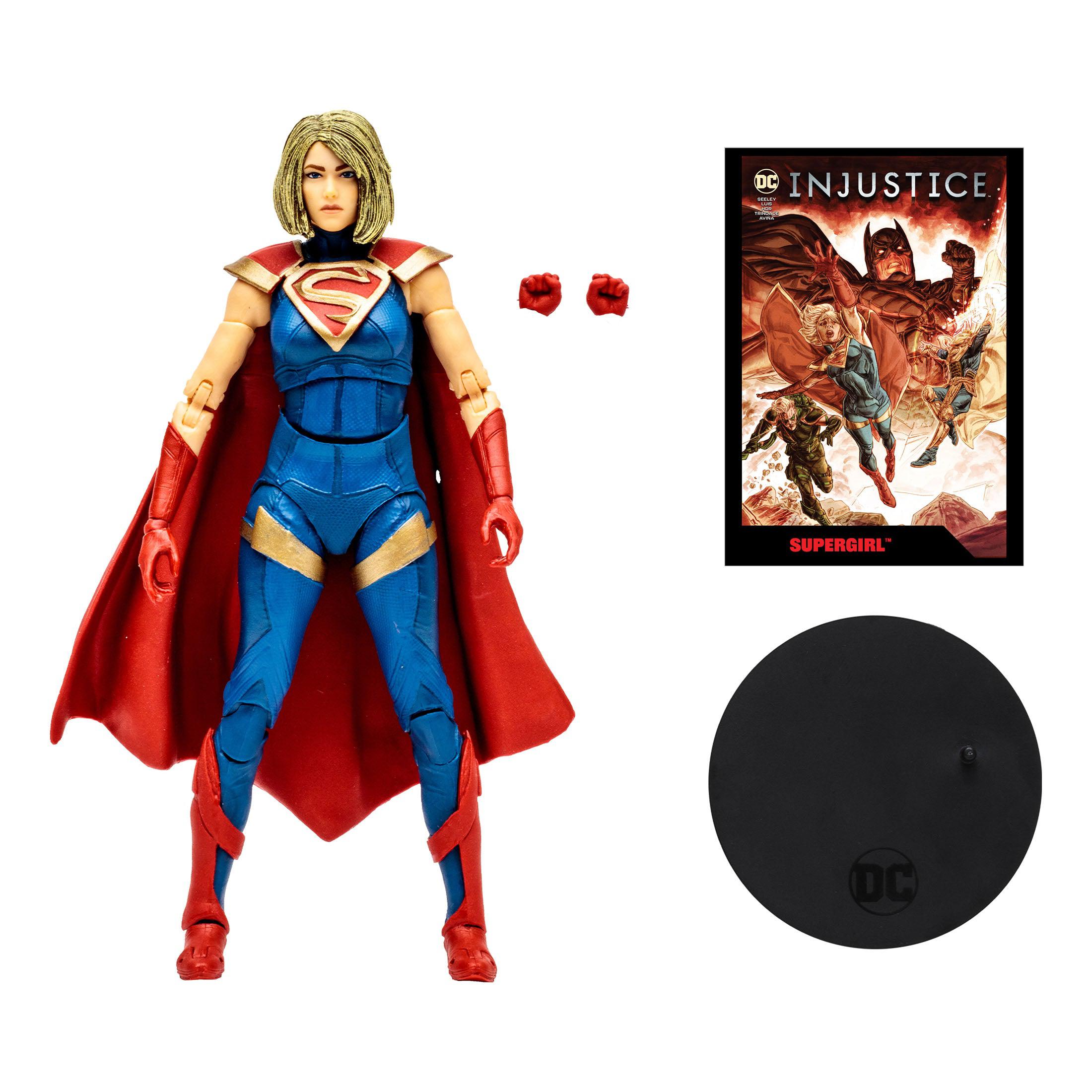 DC Page Punchers: Supergirl (Injustice 2) - Actionfigur & Comic - 7 inch-Actionfiguren-McFarlane Toys-Mighty Underground