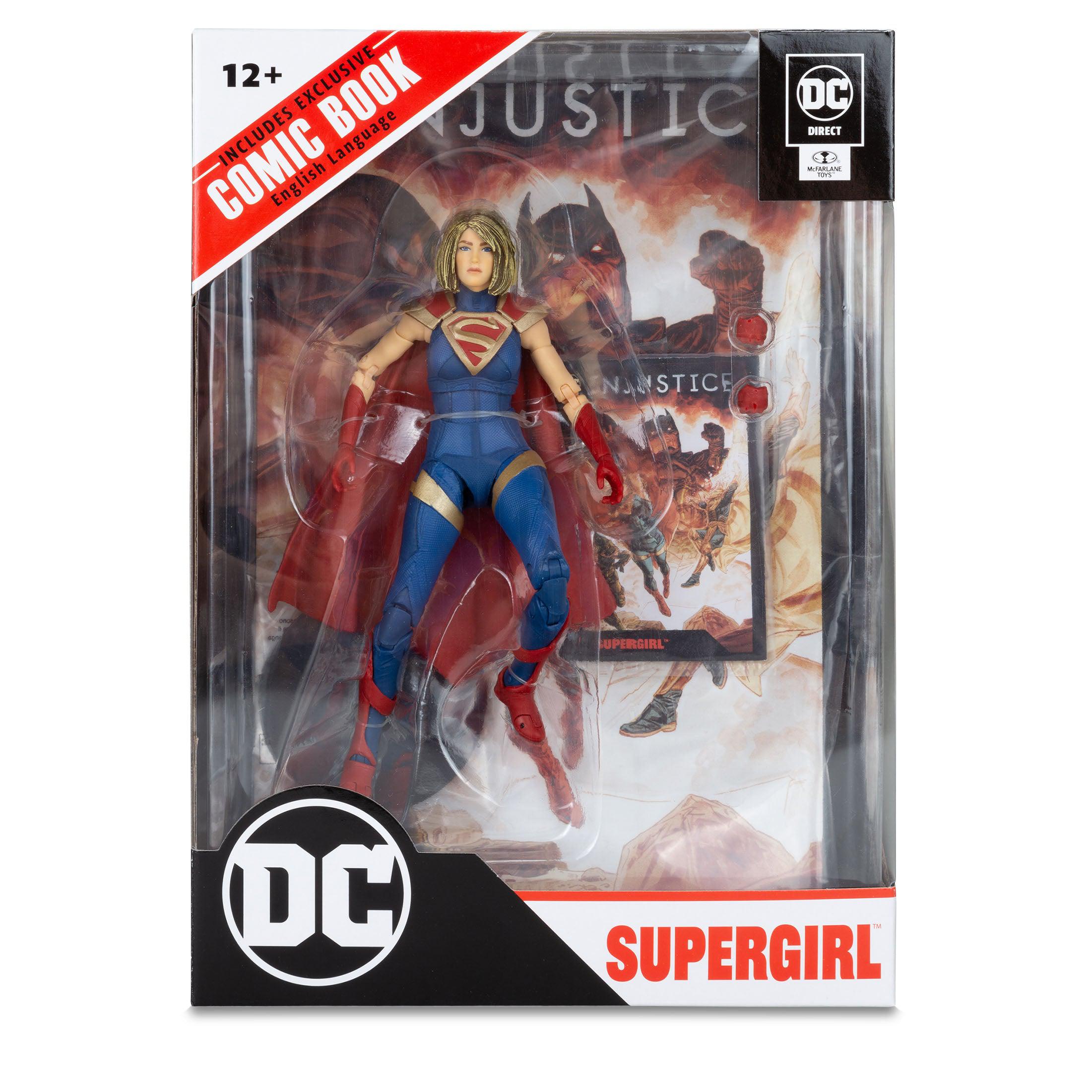 DC Page Punchers: Supergirl (Injustice 2) - Actionfigur & Comic - 7 inch-Actionfiguren-McFarlane Toys-Mighty Underground