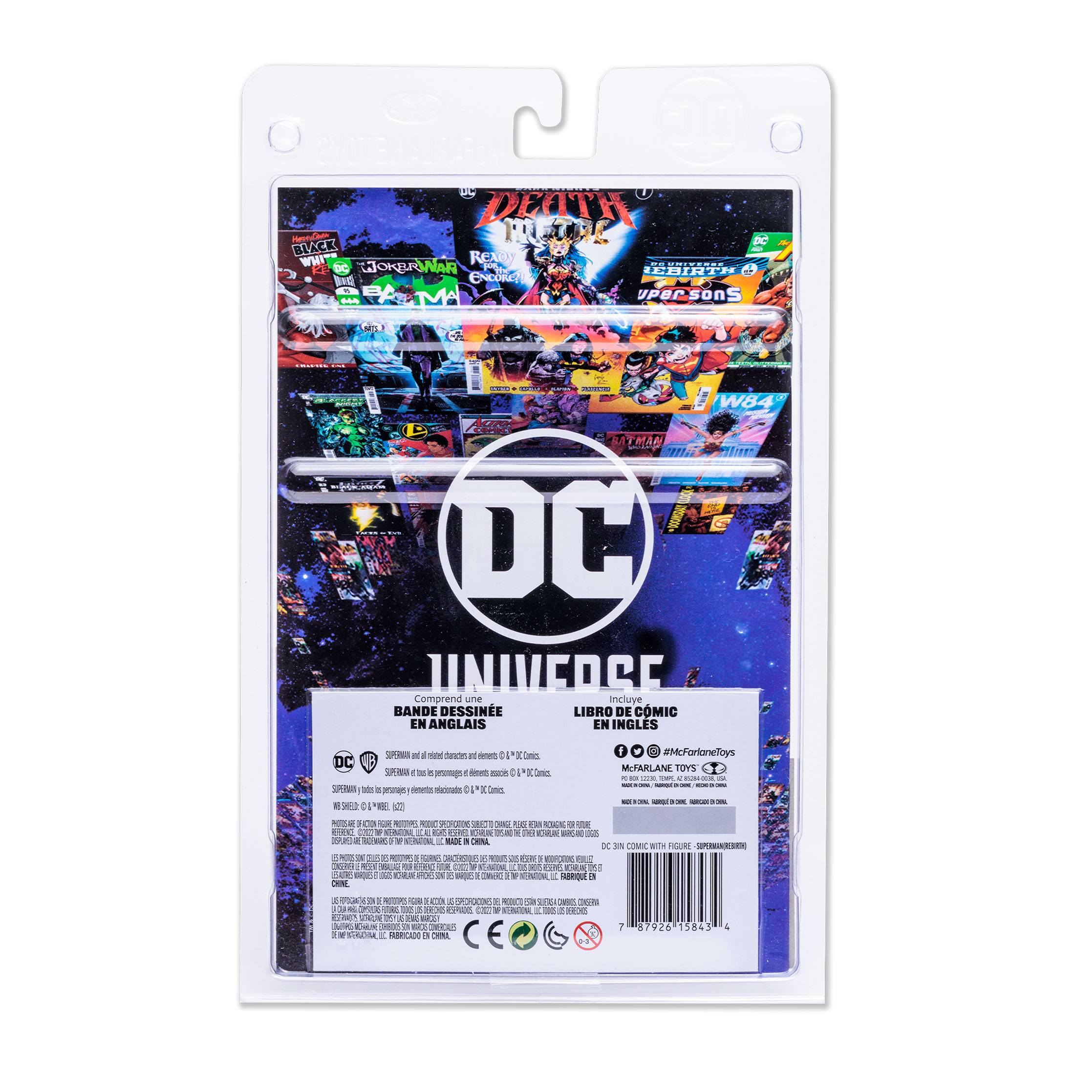 DC Page Punchers: Superman (Rebirth) - Actionfigur & Comic-Actionfiguren-McFarlane Toys-Mighty Underground