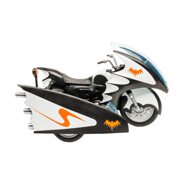 DC Retro Batman 66: Batcycle with Side Car-Actionfiguren-McFarlane Toys-Mighty Underground