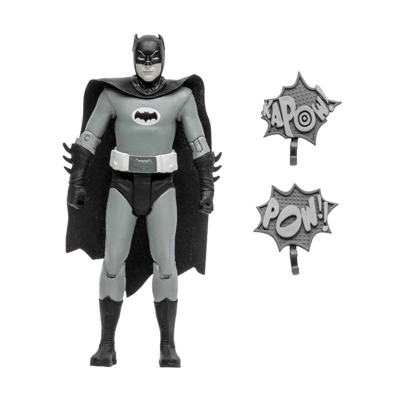 DC Retro: Batman 66 (Black & White TV Variant)-Actionfiguren-McFarlane Toys-Mighty Underground