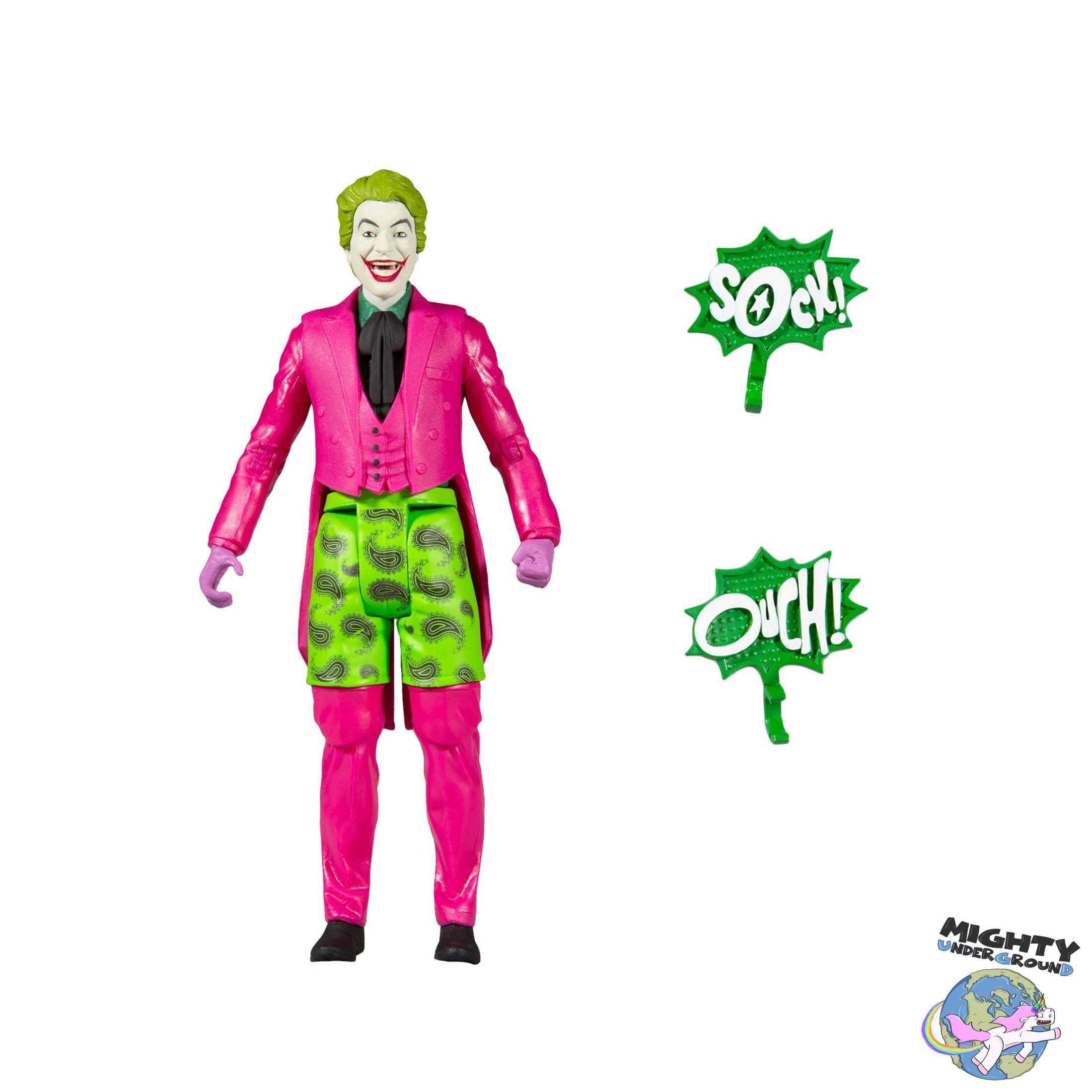 DC Retro Batman 66: The Joker (Swim Shorts)-Actionfiguren-McFarlane Toys-Mighty Underground