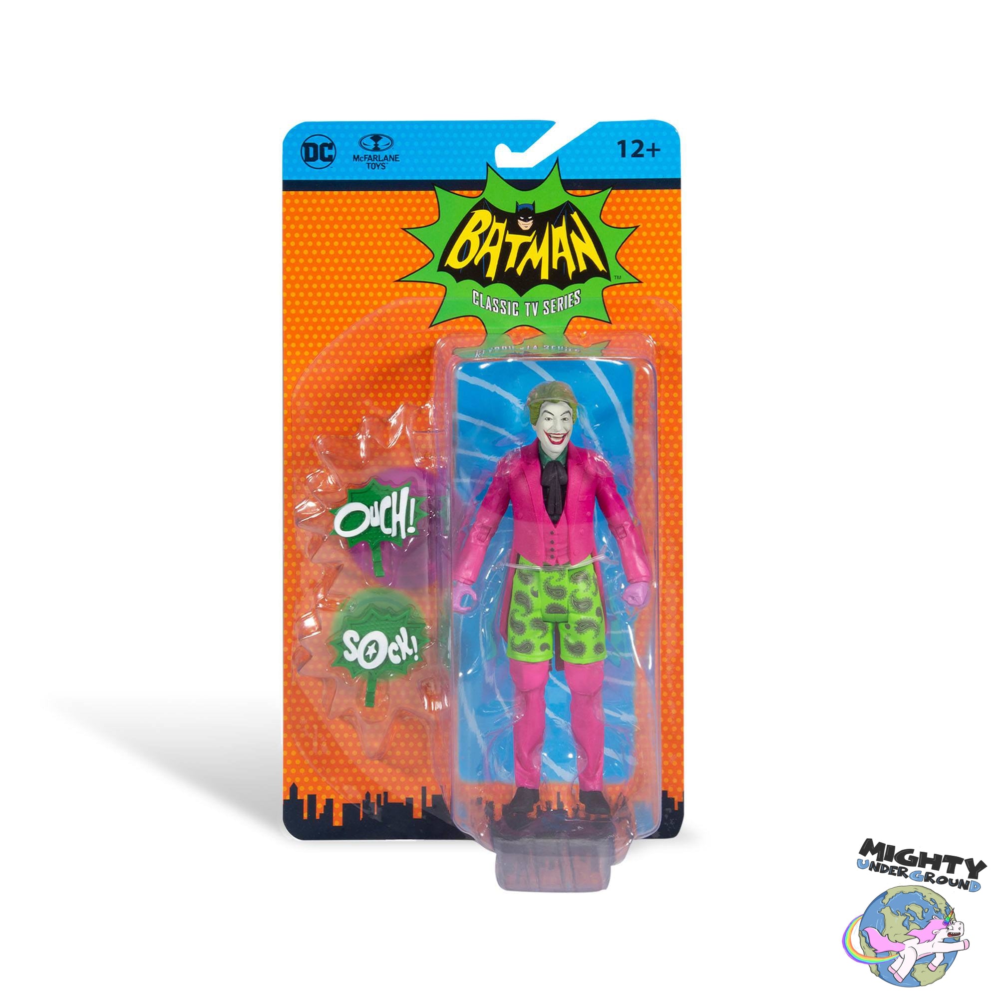 DC Retro Batman 66: The Joker (Swim Shorts)-Actionfiguren-McFarlane Toys-Mighty Underground