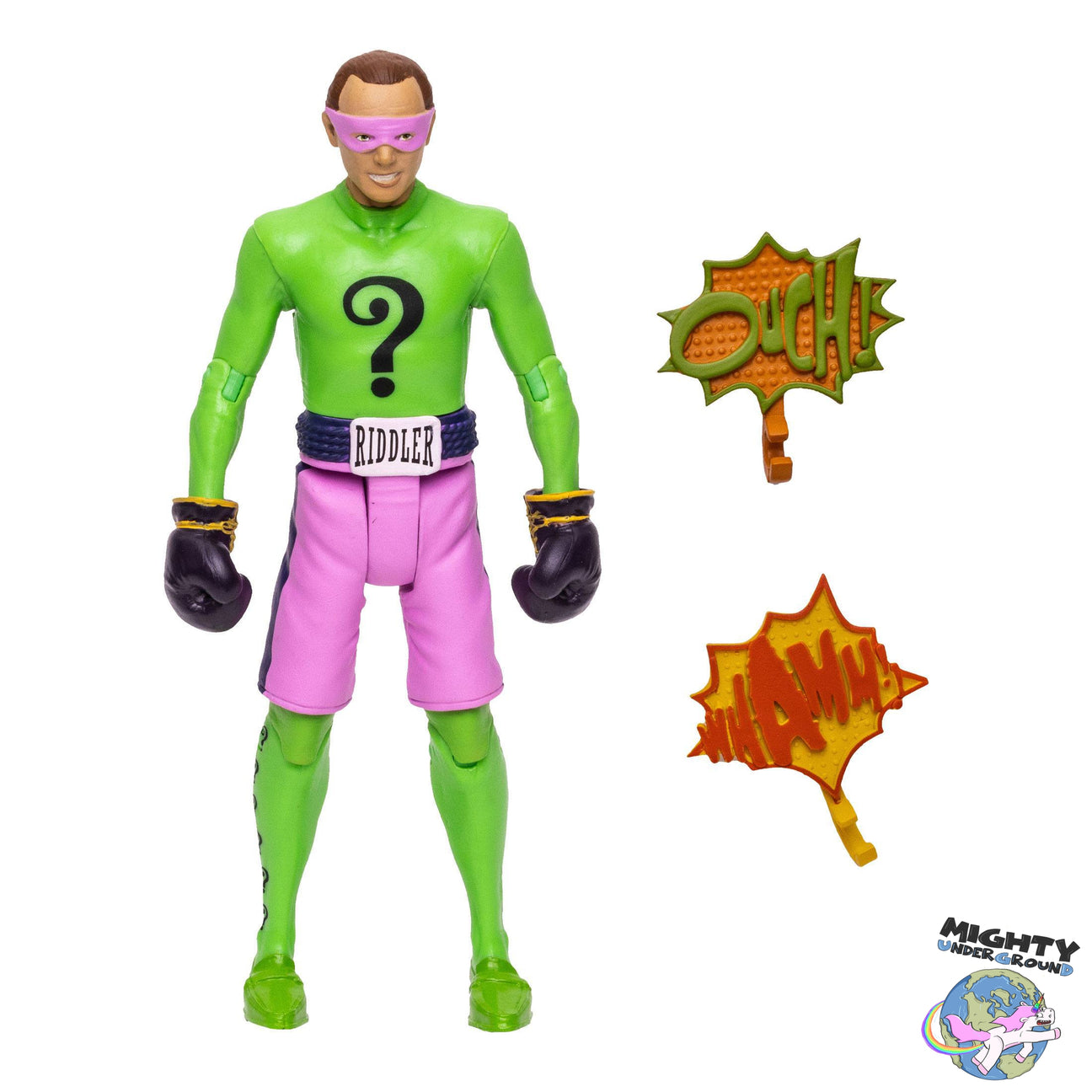 DC Retro Batman 66: The Riddler (Boxing Gloves)-Actionfiguren-McFarlane Toys-Mighty Underground
