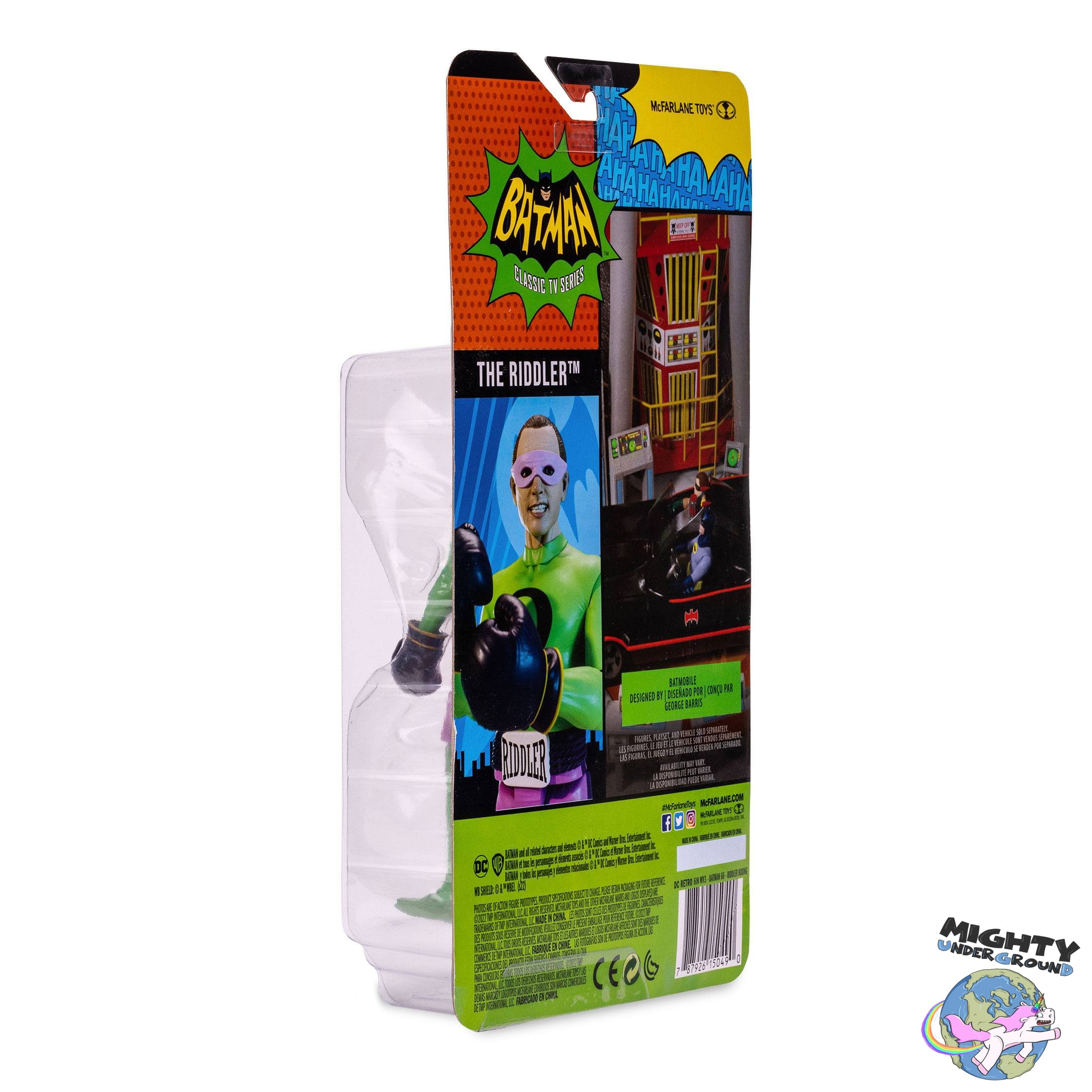 DC Retro Batman 66: The Riddler (Boxing Gloves)-Actionfiguren-McFarlane Toys-Mighty Underground