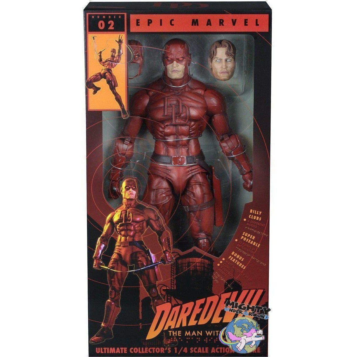 Daredevil 1/4-Actionfiguren-NECA-mighty-underground