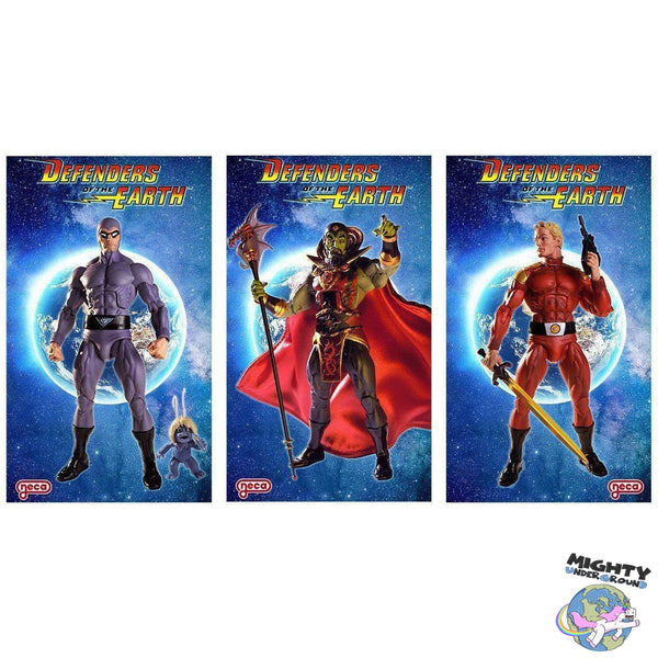 Defenders of the Earth: Flash Gordon, Phantom, Ming - Series 1 - 3-Pack VORBESTELLUNG!-Actionfiguren-NECA-Mighty Underground