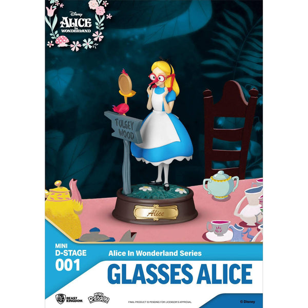 Disney: Alice in Wonderland - Mini Diorama Stage Statuen 6-er Pack-Diorama-Beast Kingdom-Mighty Underground