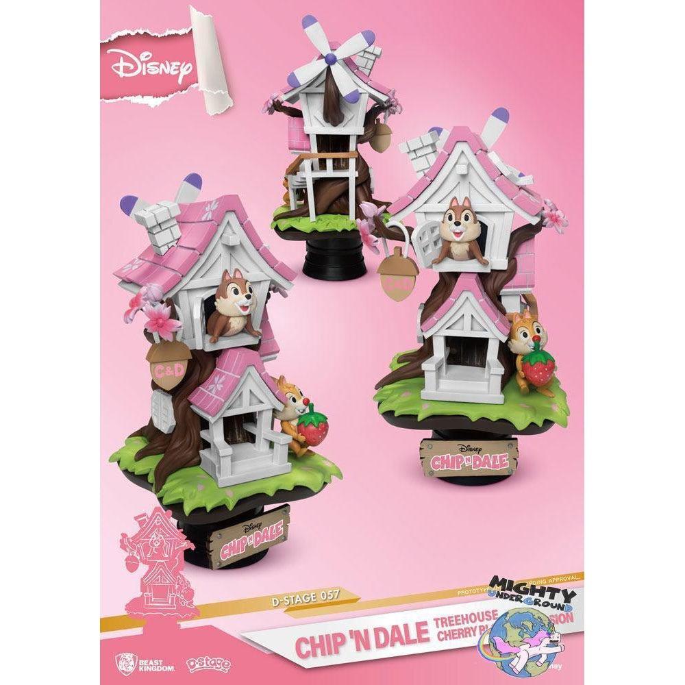 Disney: Chip und Chap (Cherry Blossom) - Diorama-Diorama-Beast Kingdom-mighty-underground