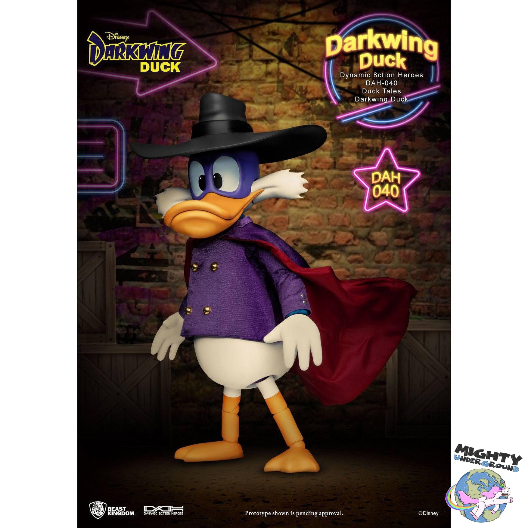 Disney: Darkwing Duck 1/9-Actionfiguren-Beast Kingdom-Mighty Underground