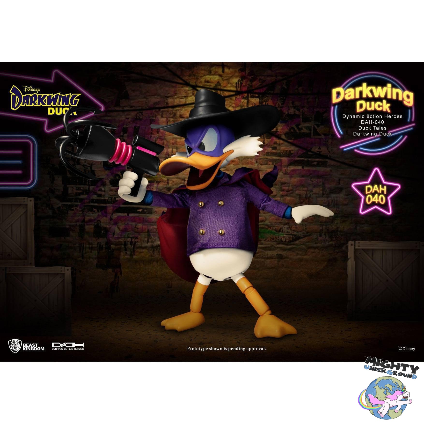 Disney: Darkwing Duck 1/9-Actionfiguren-Beast Kingdom-Mighty Underground