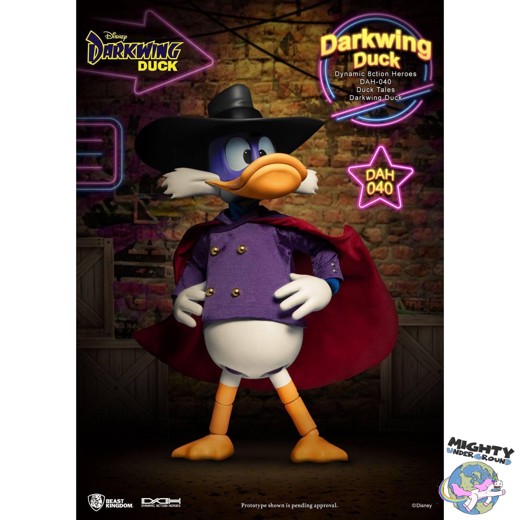 Disney: Darkwing Duck 1/9-Actionfiguren-Beast Kingdom-Mighty Underground