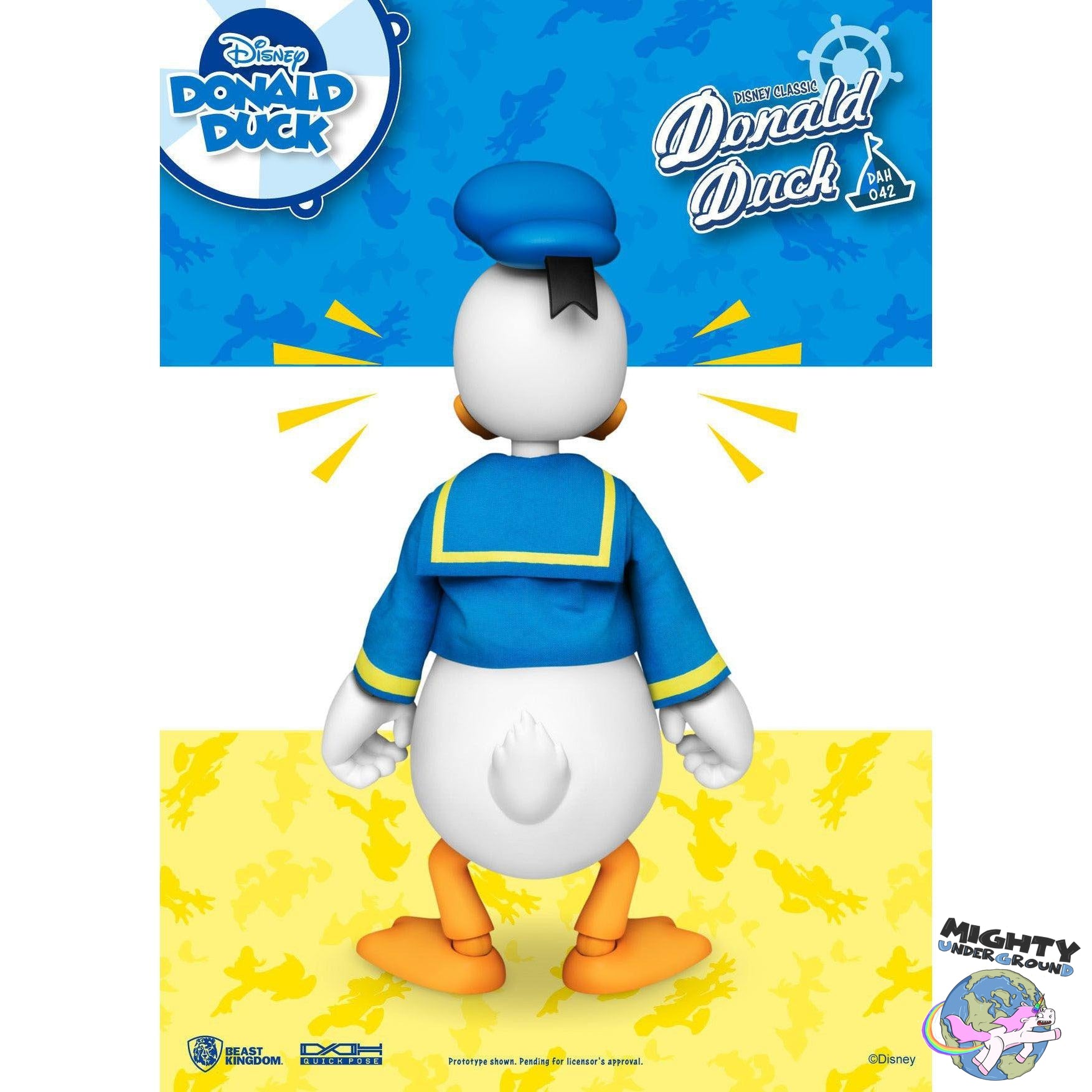 Disney: Donald Duck - 1/9-Actionfiguren-Beast Kingdom-Mighty Underground