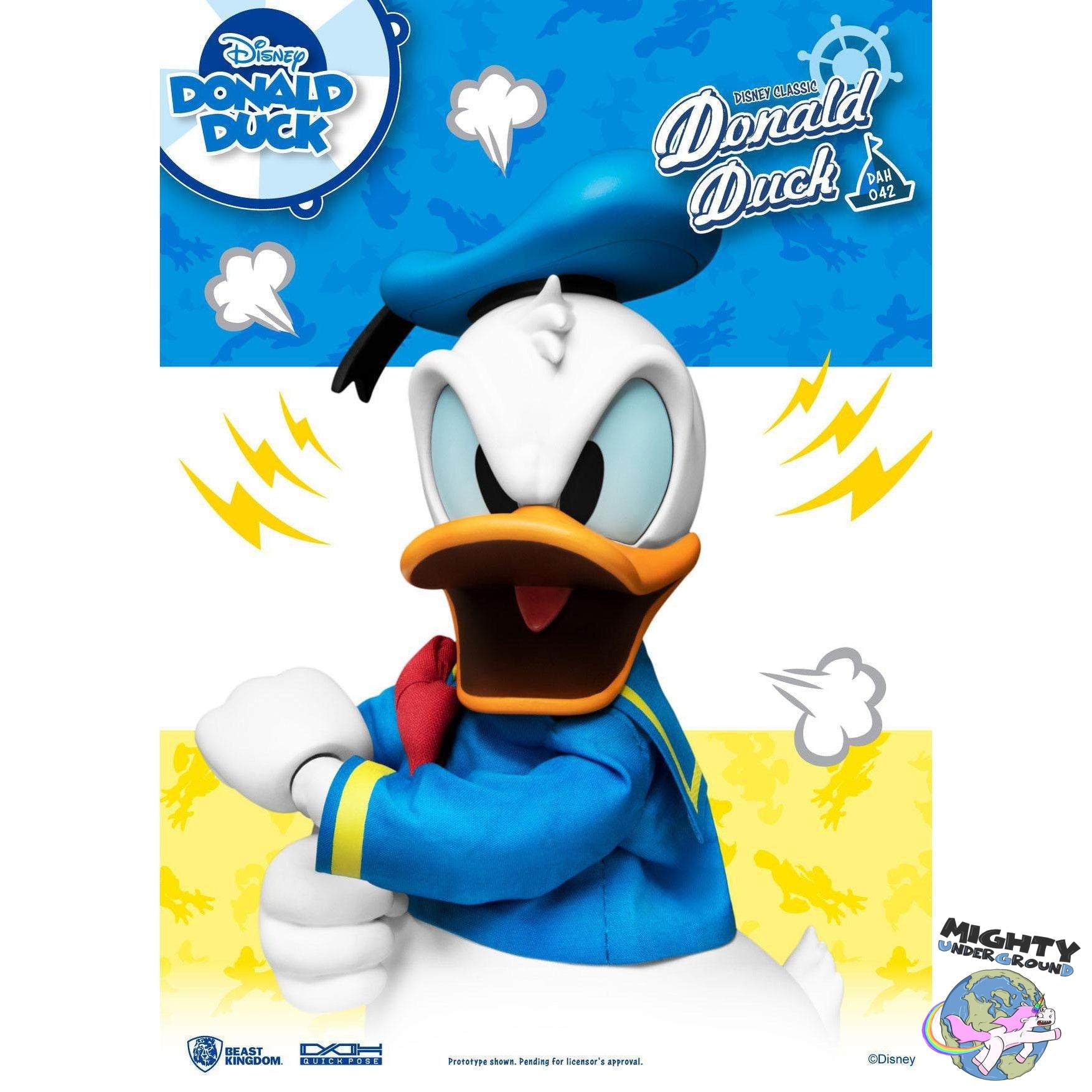 Disney: Donald Duck - 1/9-Actionfiguren-Beast Kingdom-Mighty Underground