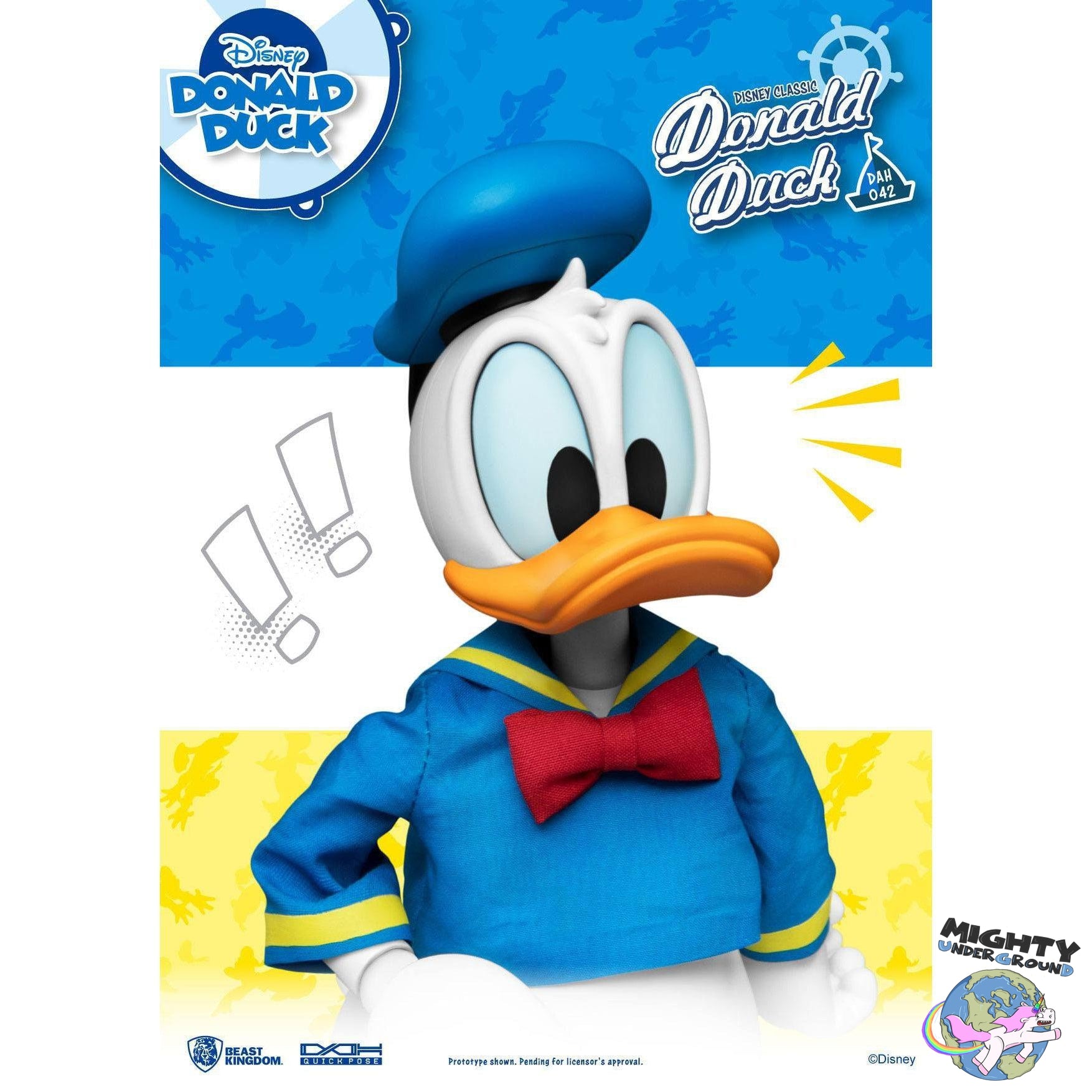 Disney: Donald Duck - 1/9-Actionfiguren-Beast Kingdom-Mighty Underground