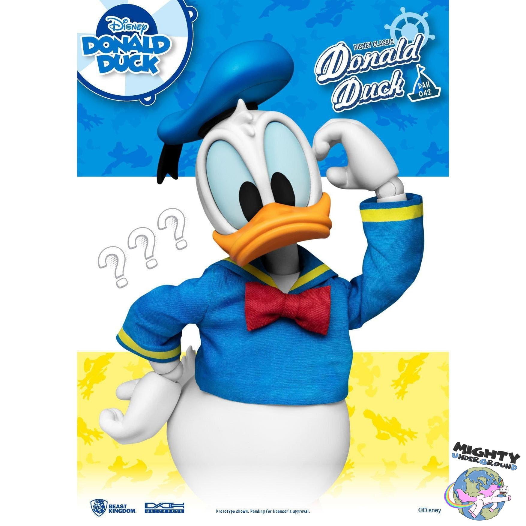 Disney: Donald Duck - 1/9-Actionfiguren-Beast Kingdom-Mighty Underground