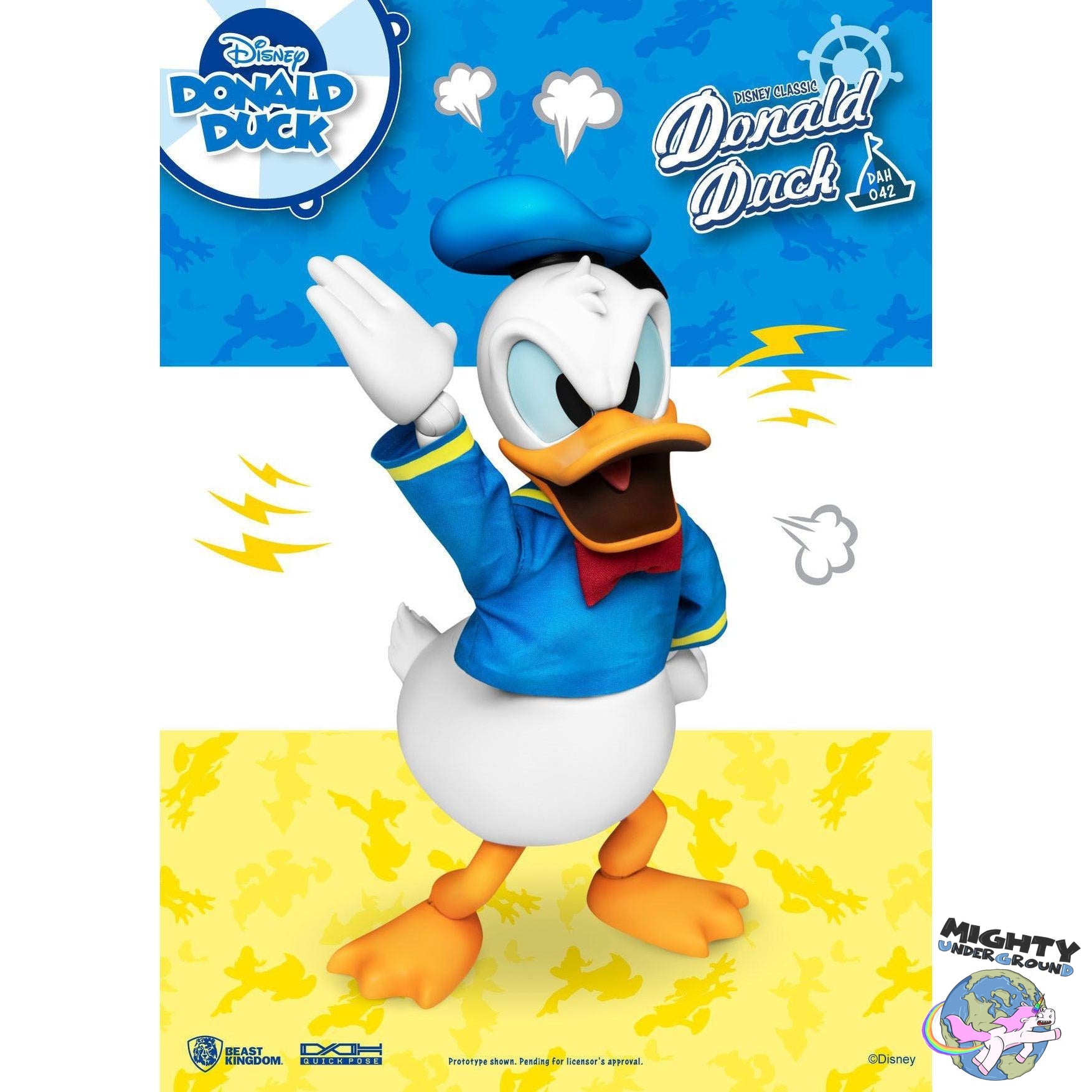 Disney: Donald Duck - 1/9-Actionfiguren-Beast Kingdom-Mighty Underground