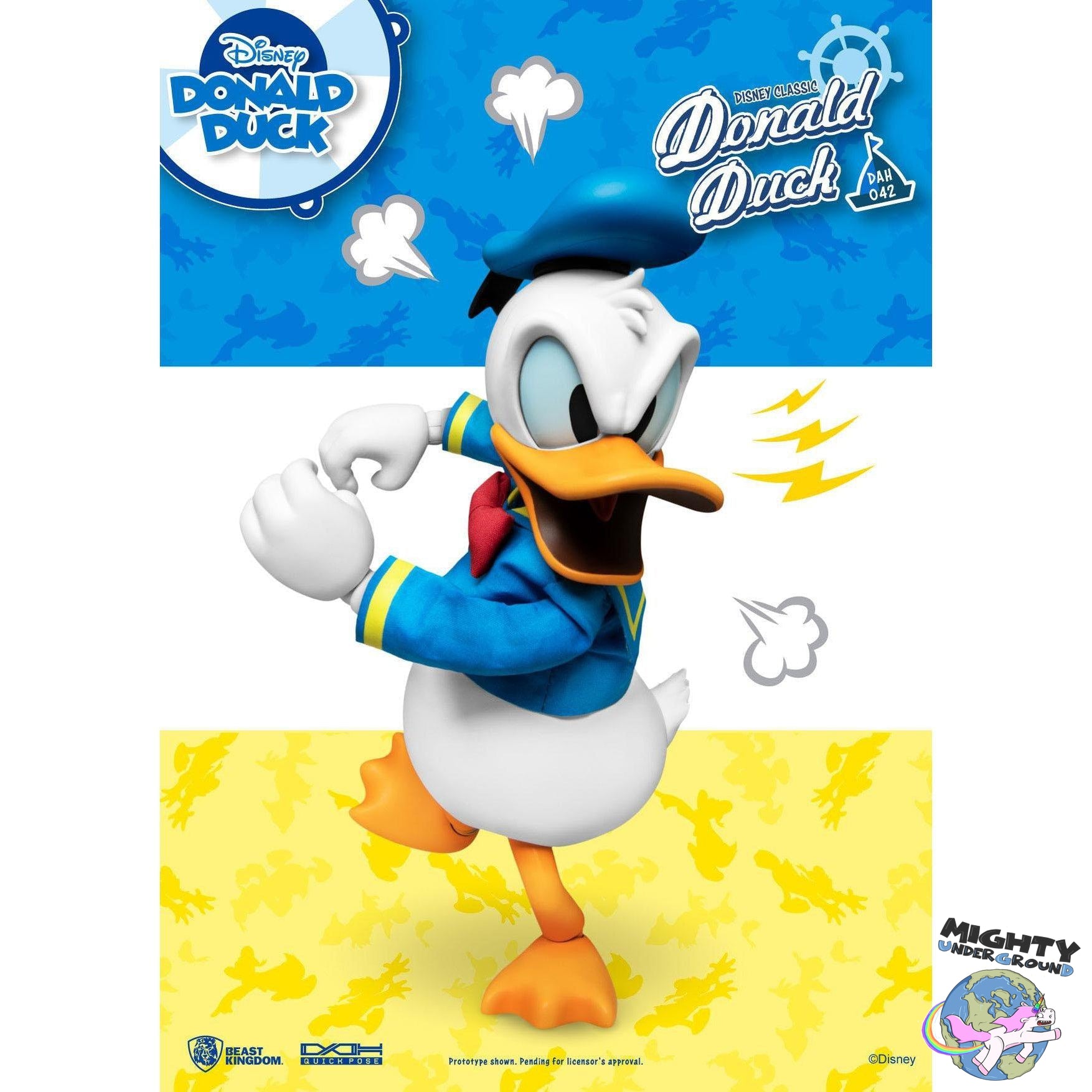 Disney: Donald Duck - 1/9-Actionfiguren-Beast Kingdom-Mighty Underground