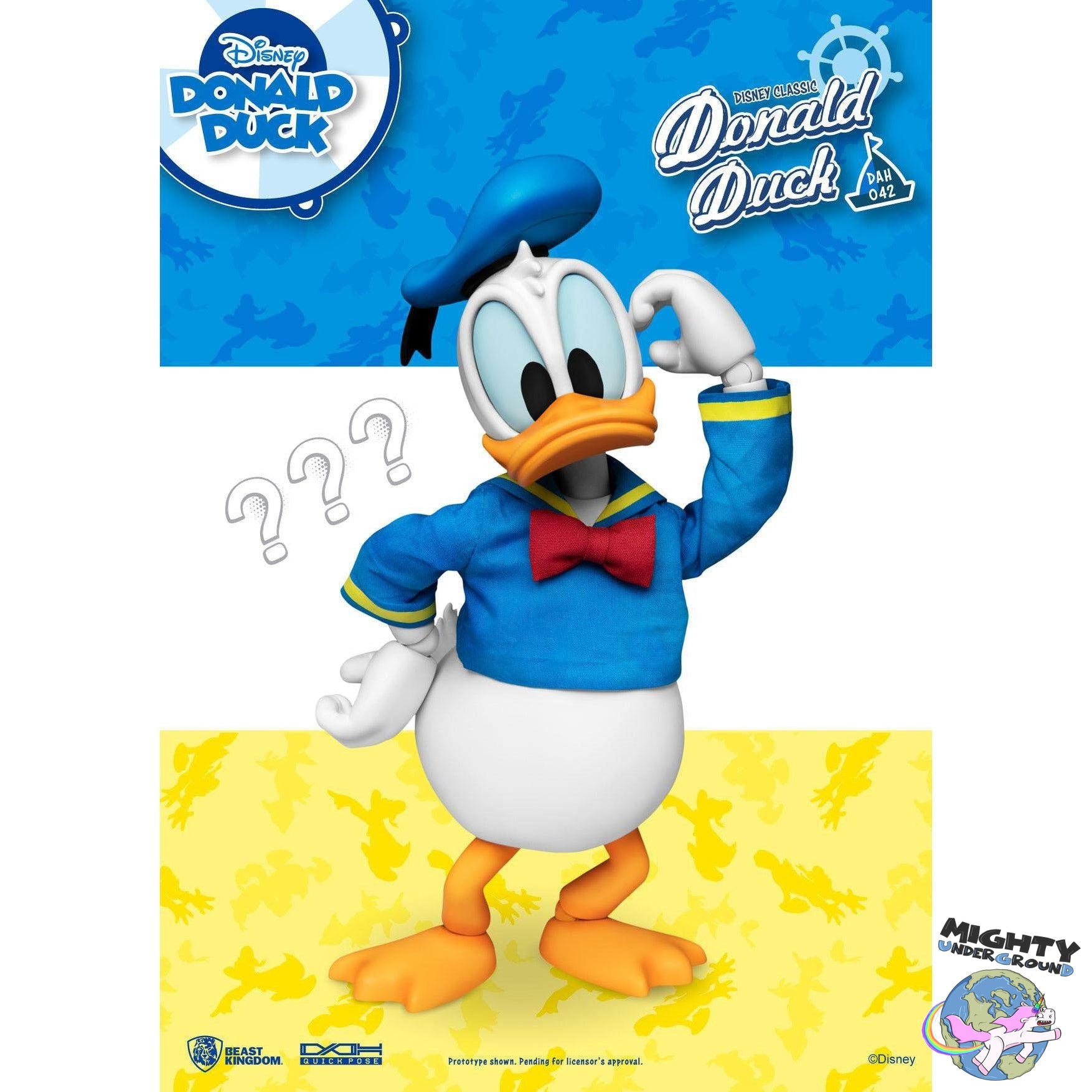 Disney: Donald Duck - 1/9-Actionfiguren-Beast Kingdom-Mighty Underground