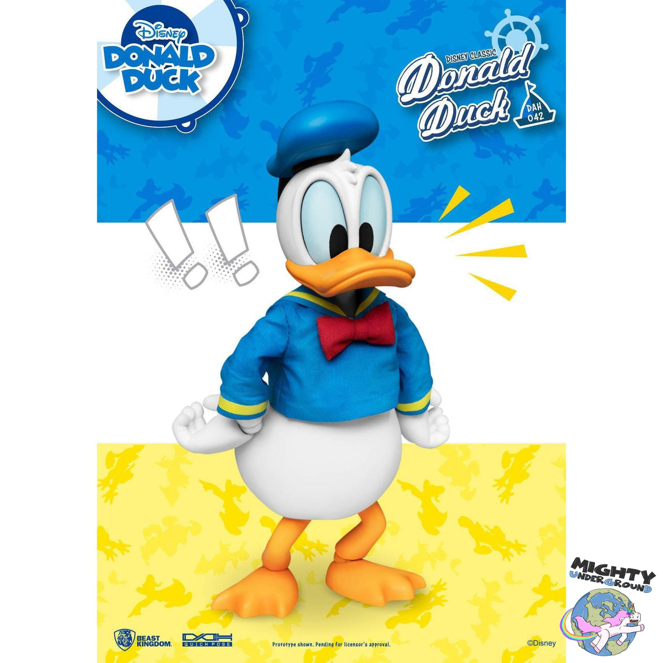 Disney: Donald Duck - 1/9-Actionfiguren-Beast Kingdom-Mighty Underground