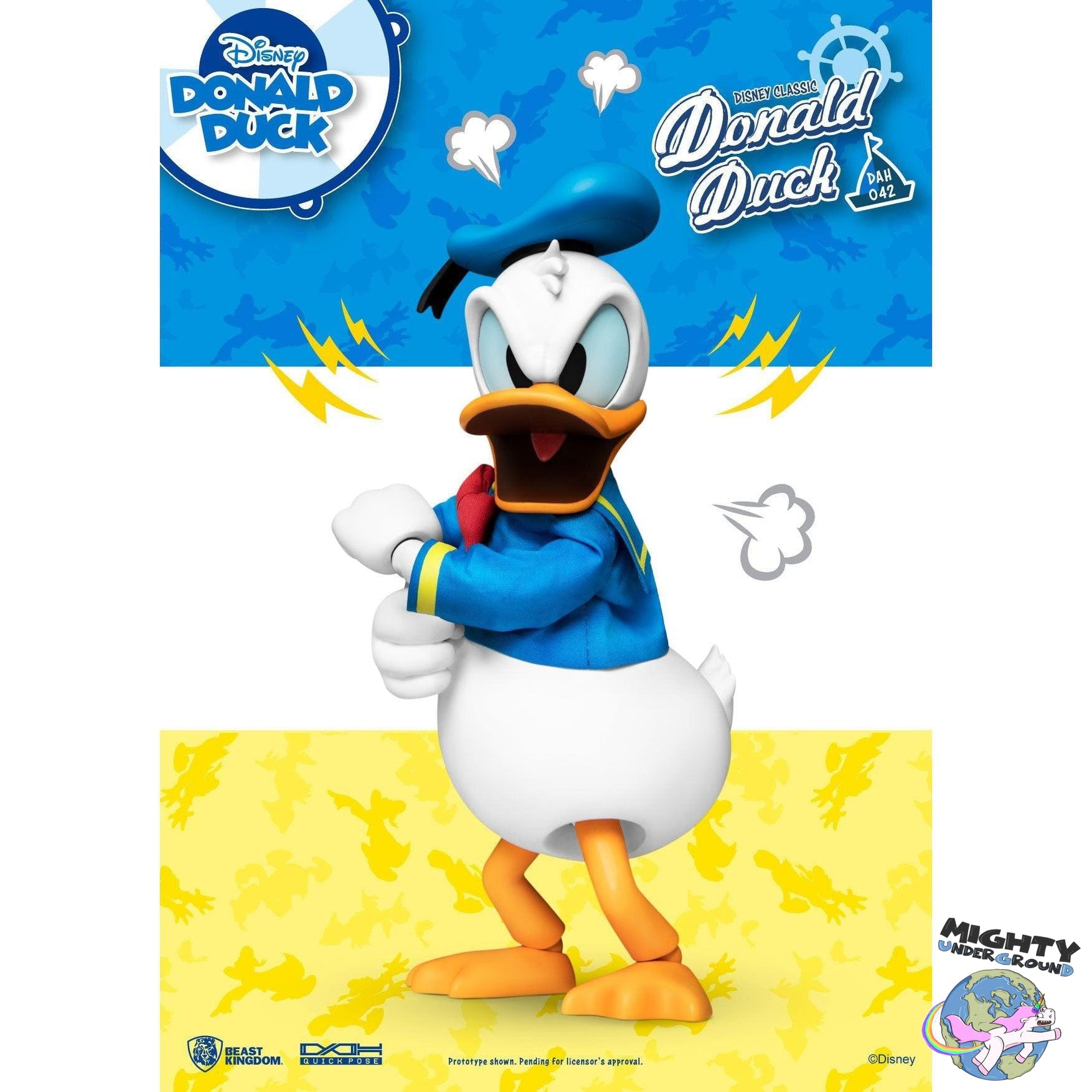 Disney: Donald Duck - 1/9-Actionfiguren-Beast Kingdom-Mighty Underground