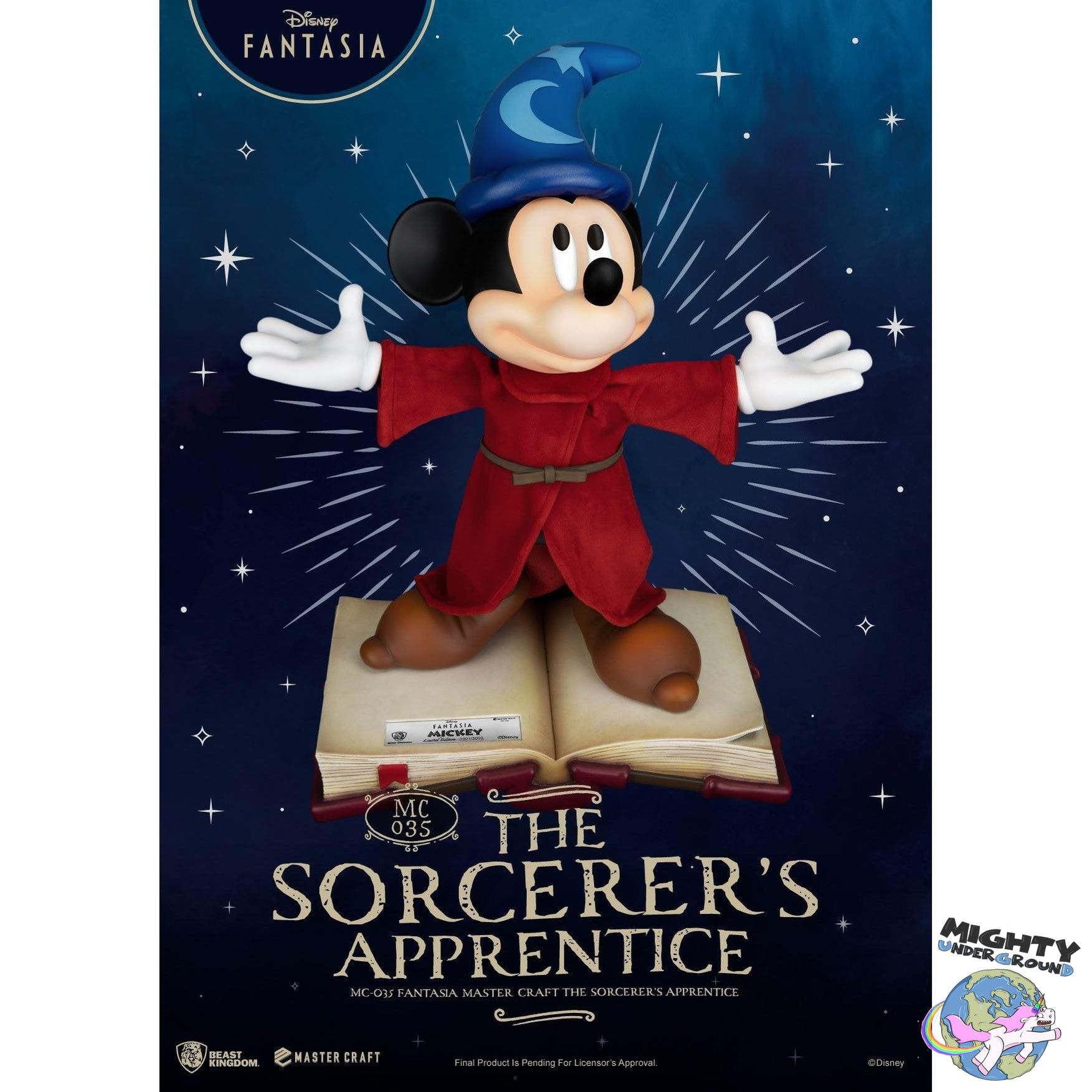 Disney Fanatasia: Mickey The Sorcerer's Apprentice - Master Craft Statue-Statue-Beast Kingdom-Mighty Underground