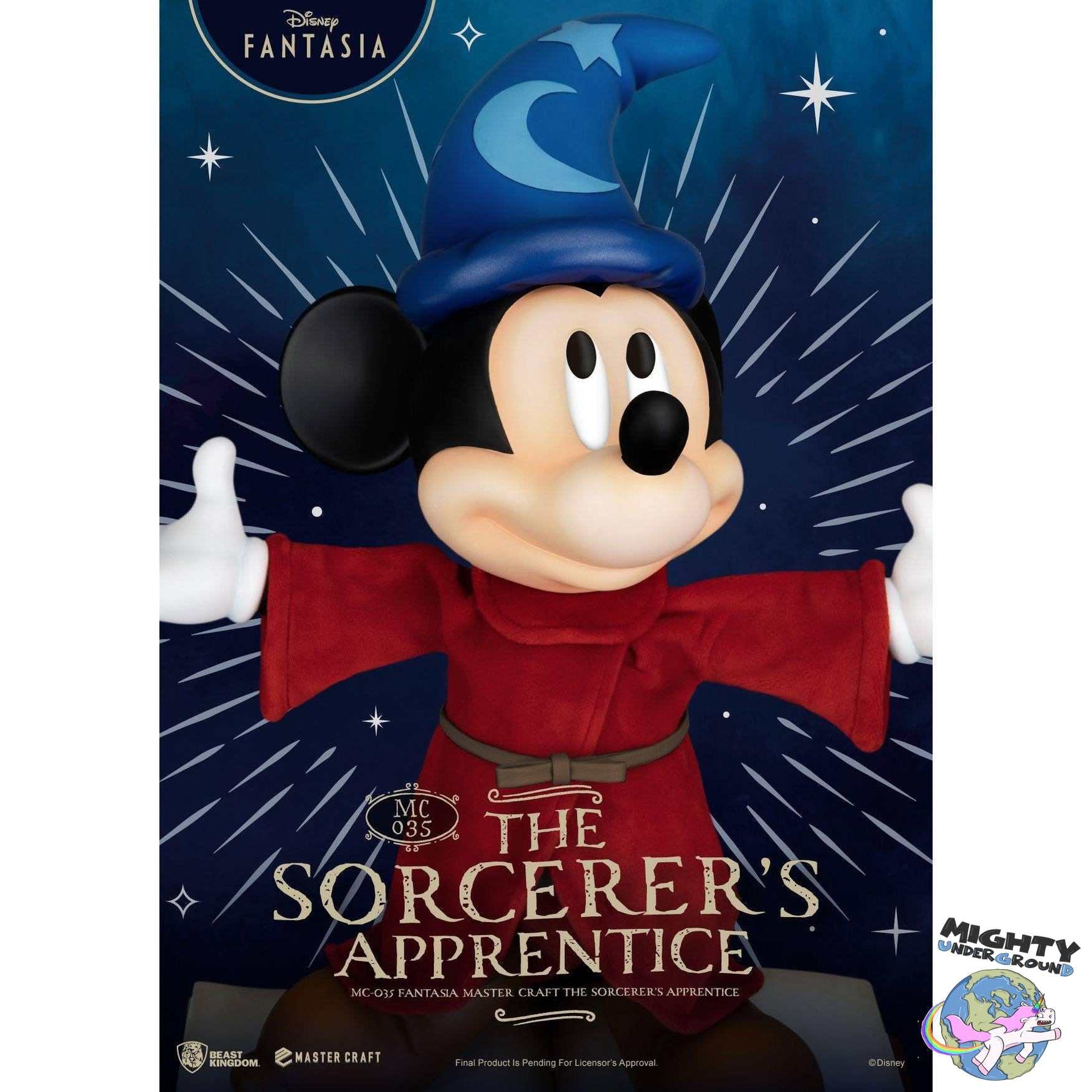 Disney Fanatasia: Mickey The Sorcerer's Apprentice - Master Craft Statue-Statue-Beast Kingdom-Mighty Underground