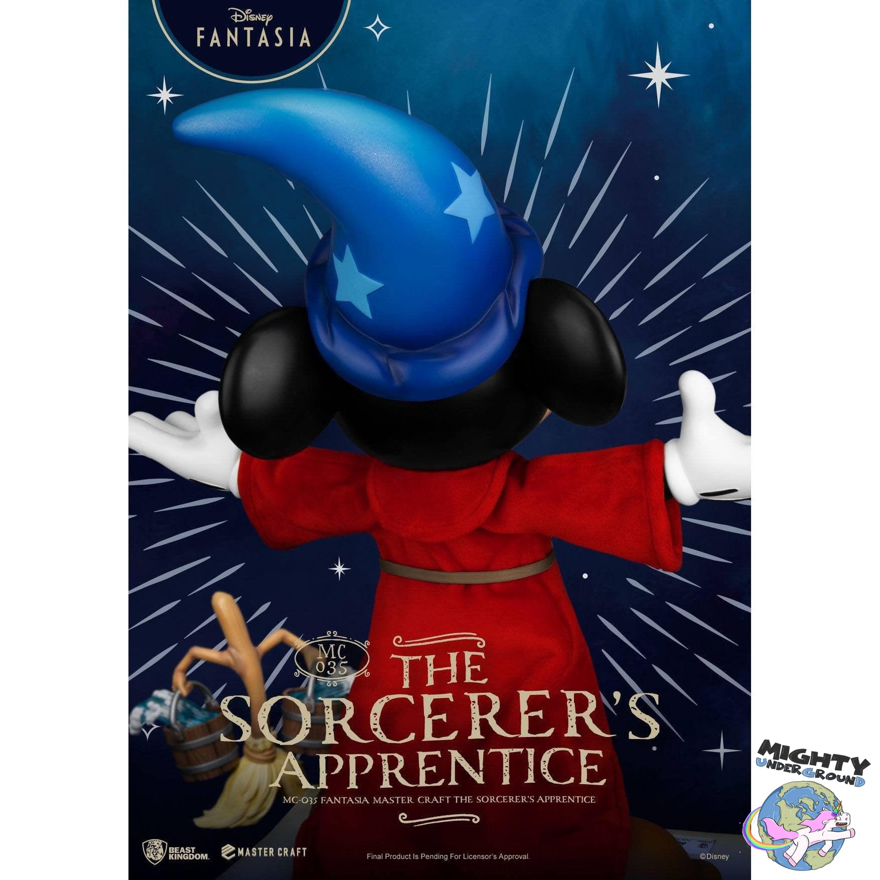 Disney Fanatasia: Mickey The Sorcerer's Apprentice - Master Craft Statue-Statue-Beast Kingdom-Mighty Underground