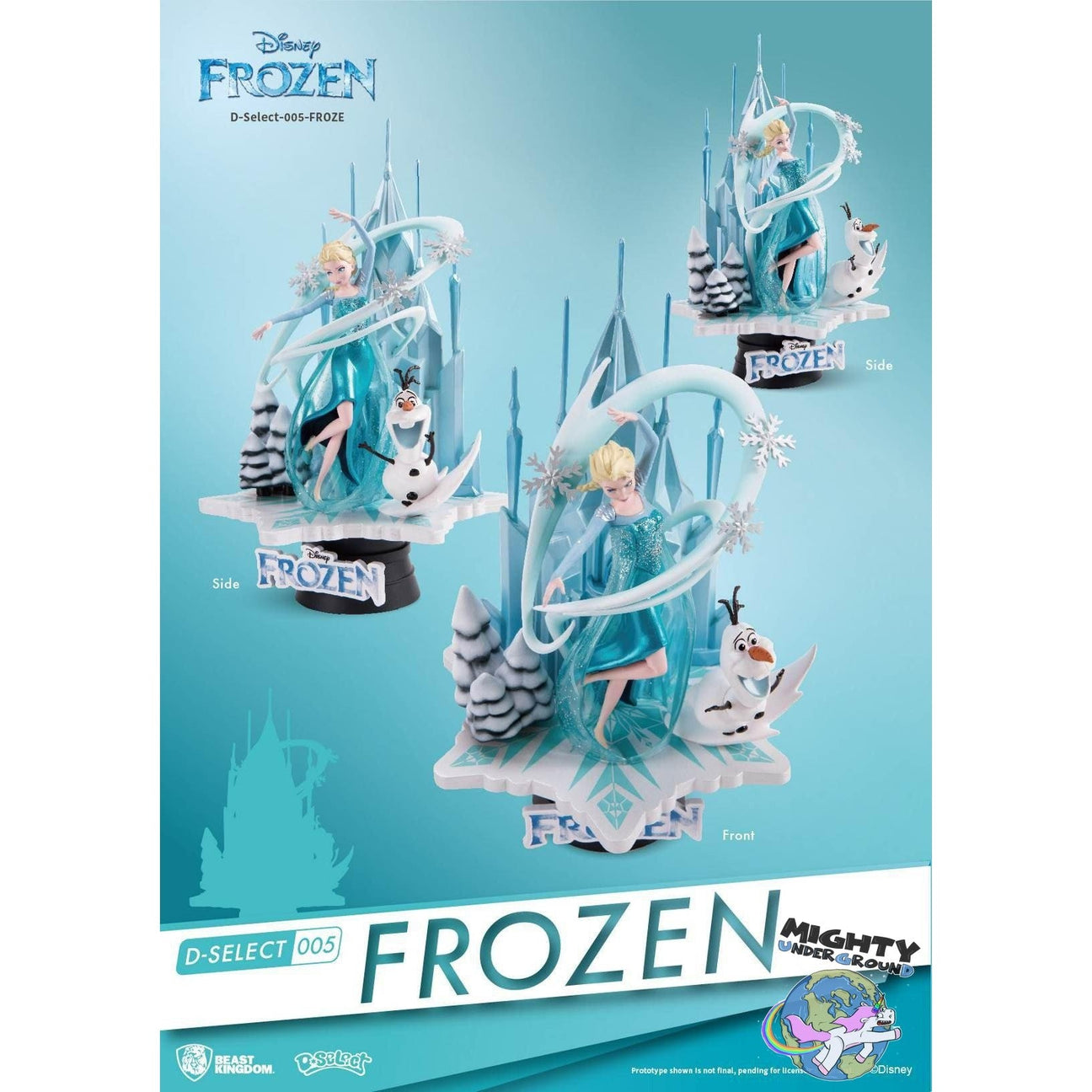 Disney: Frozen Elsa- Diorama-Diorama-Beast Kingdom-mighty-underground