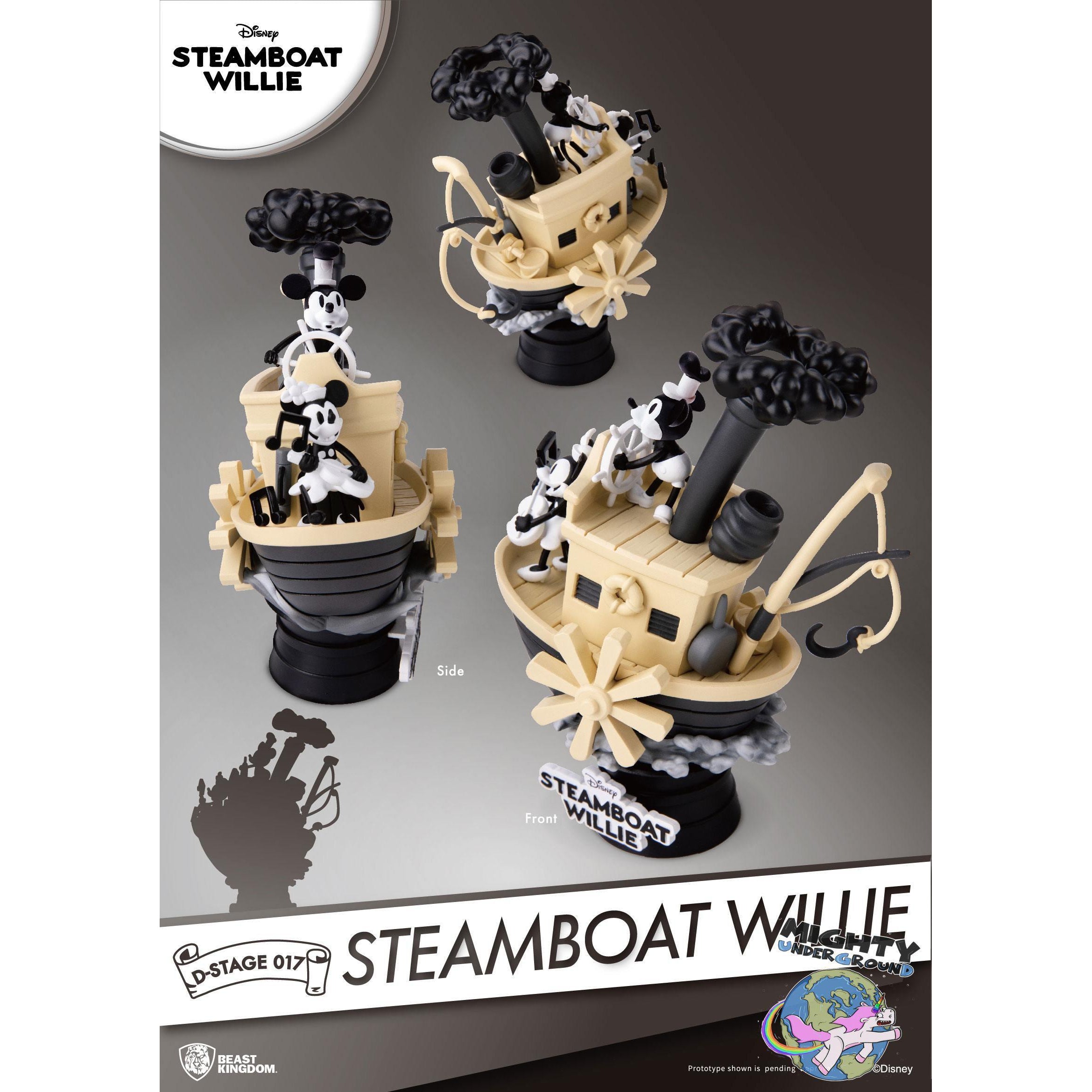 Disney: Mickey Steamboat Willie - Diorama-Diorama-Beast Kingdom-mighty-underground