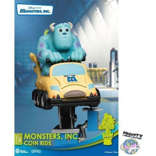 Disney: Monsters Inc. Sulley and Big-Eyes Mike Coin Ride - Diorama-Diorama-Beast Kingdom-mighty-underground