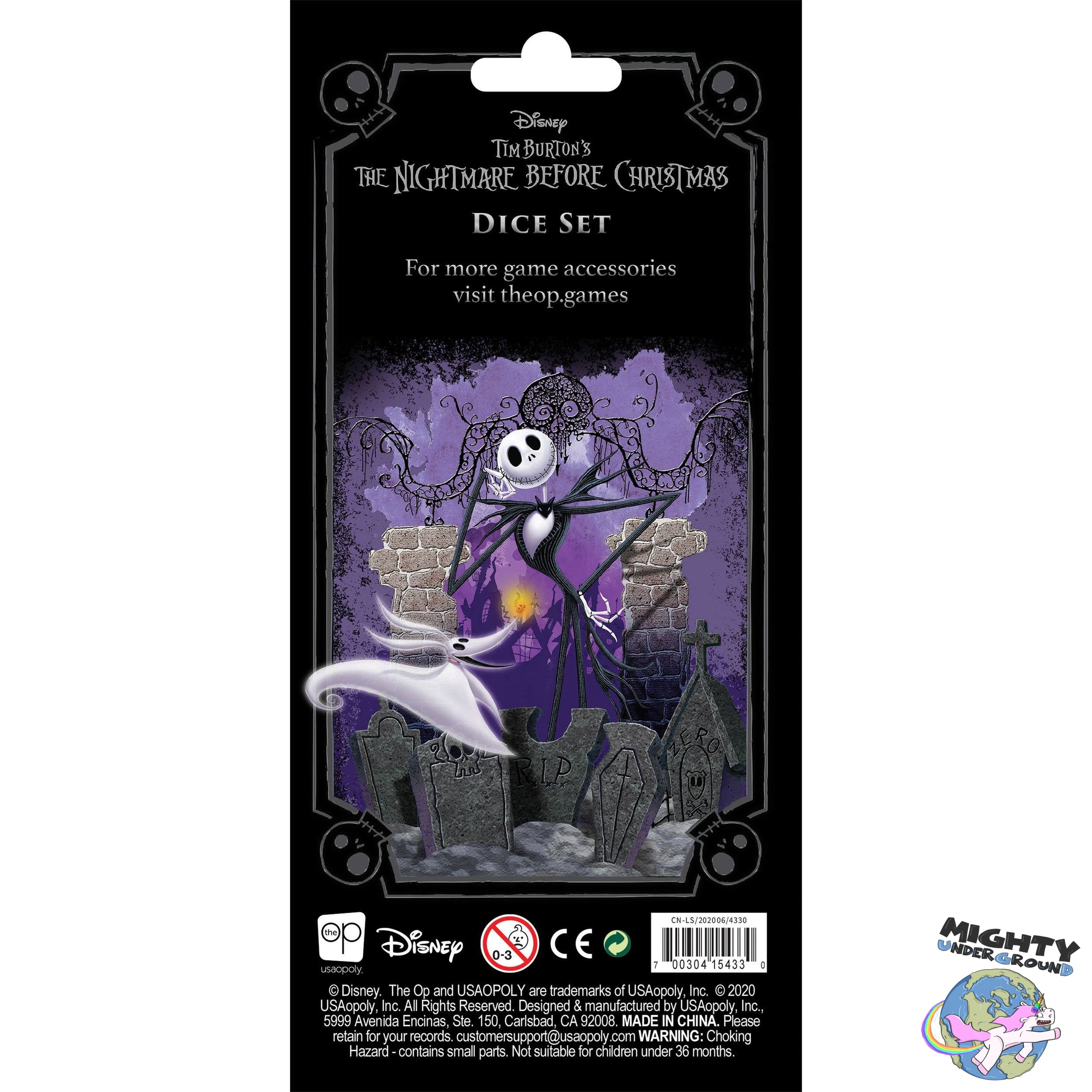 Disney: Nightmare before Christmas - Würfel Set-Games-USApoly-Mighty Underground